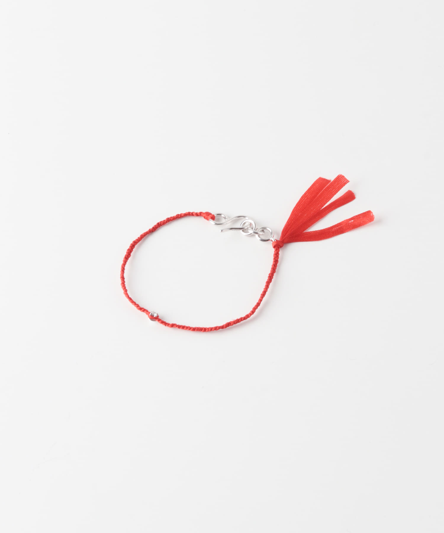 PLOW　PURE SILK BRACELET 1DIA RED Free