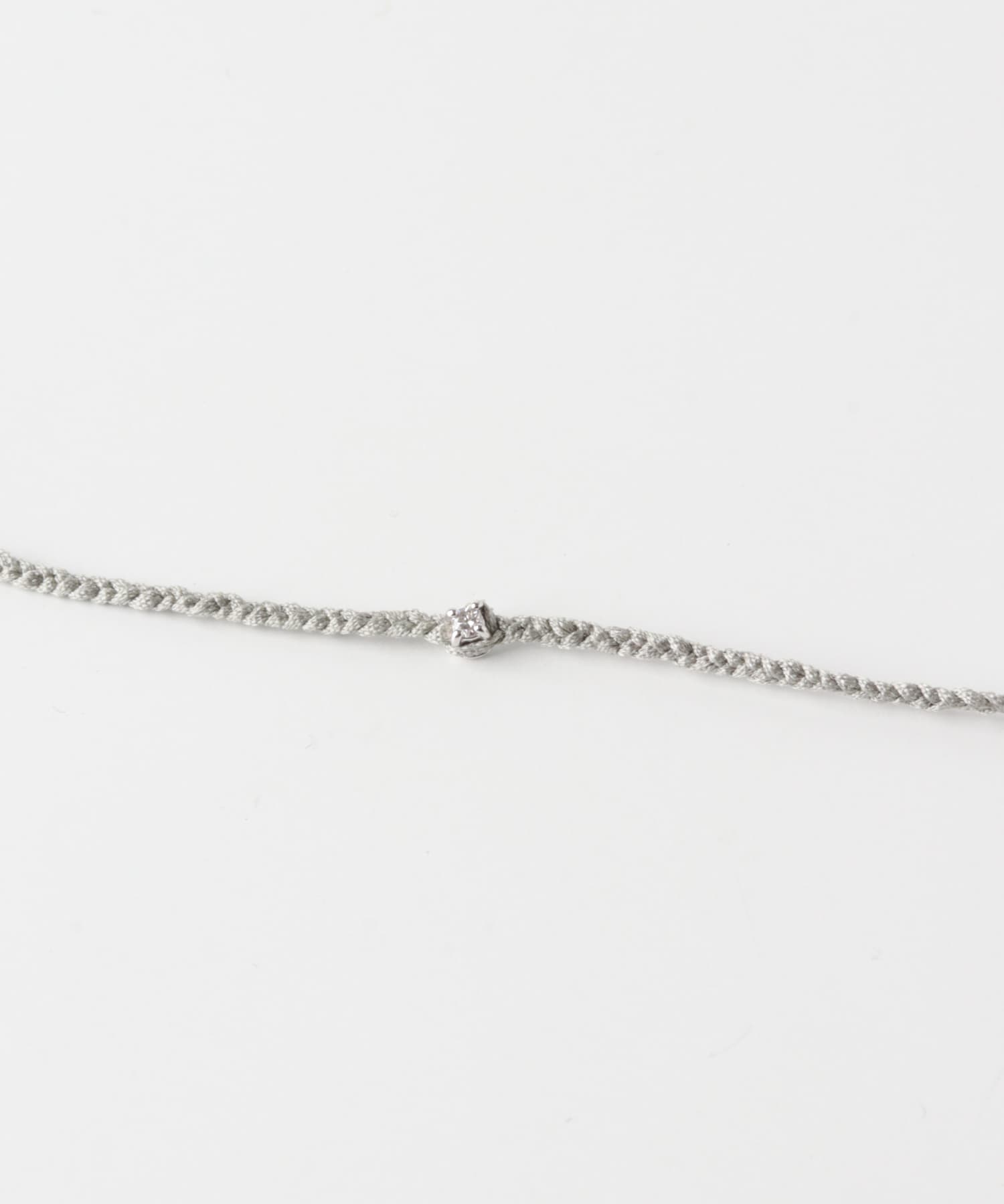 PLOW　PURE SILK BRACELET 1DIA GRAY Free