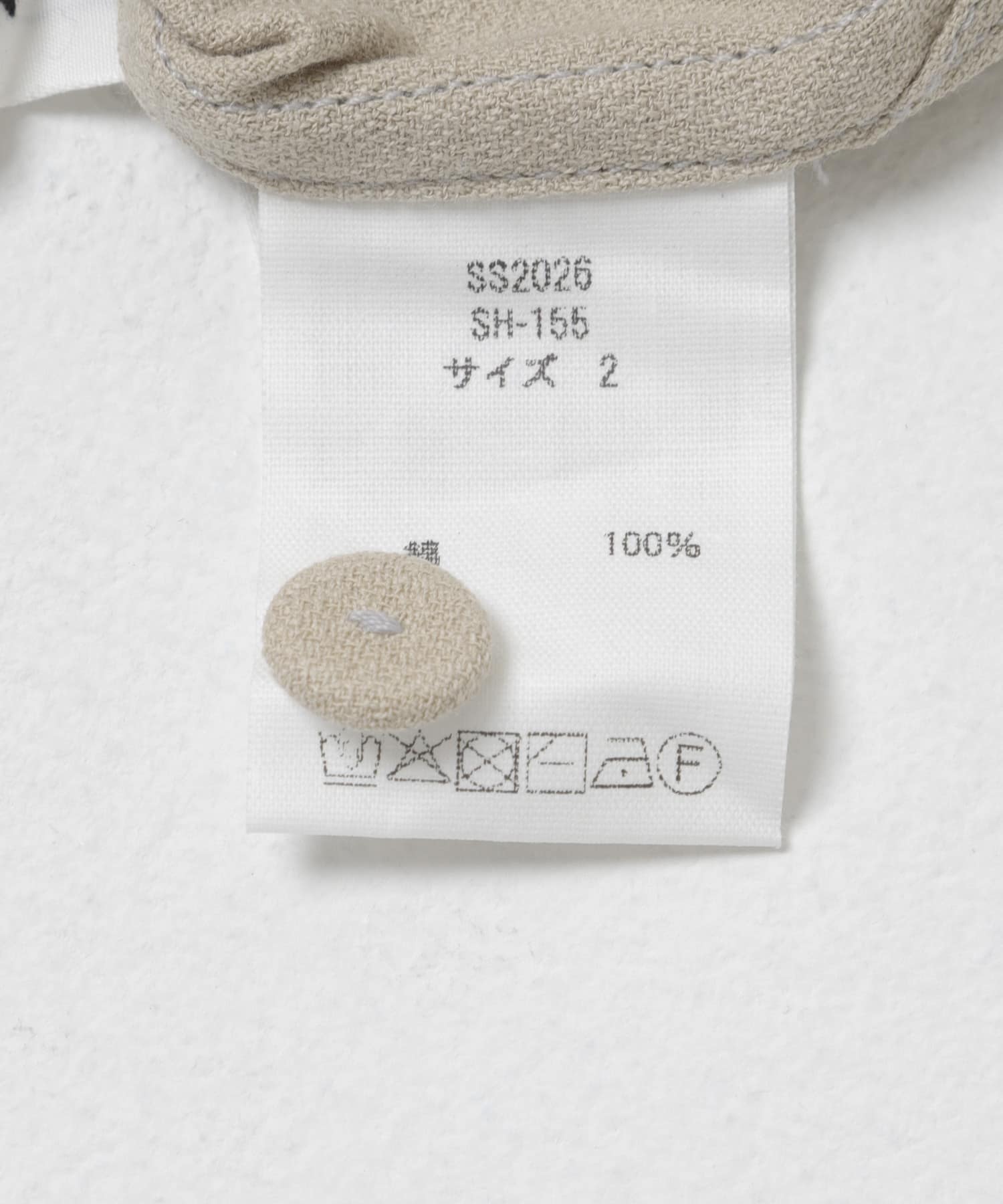 MITTAN　OCジョーゼットシャツ 薄茶 2