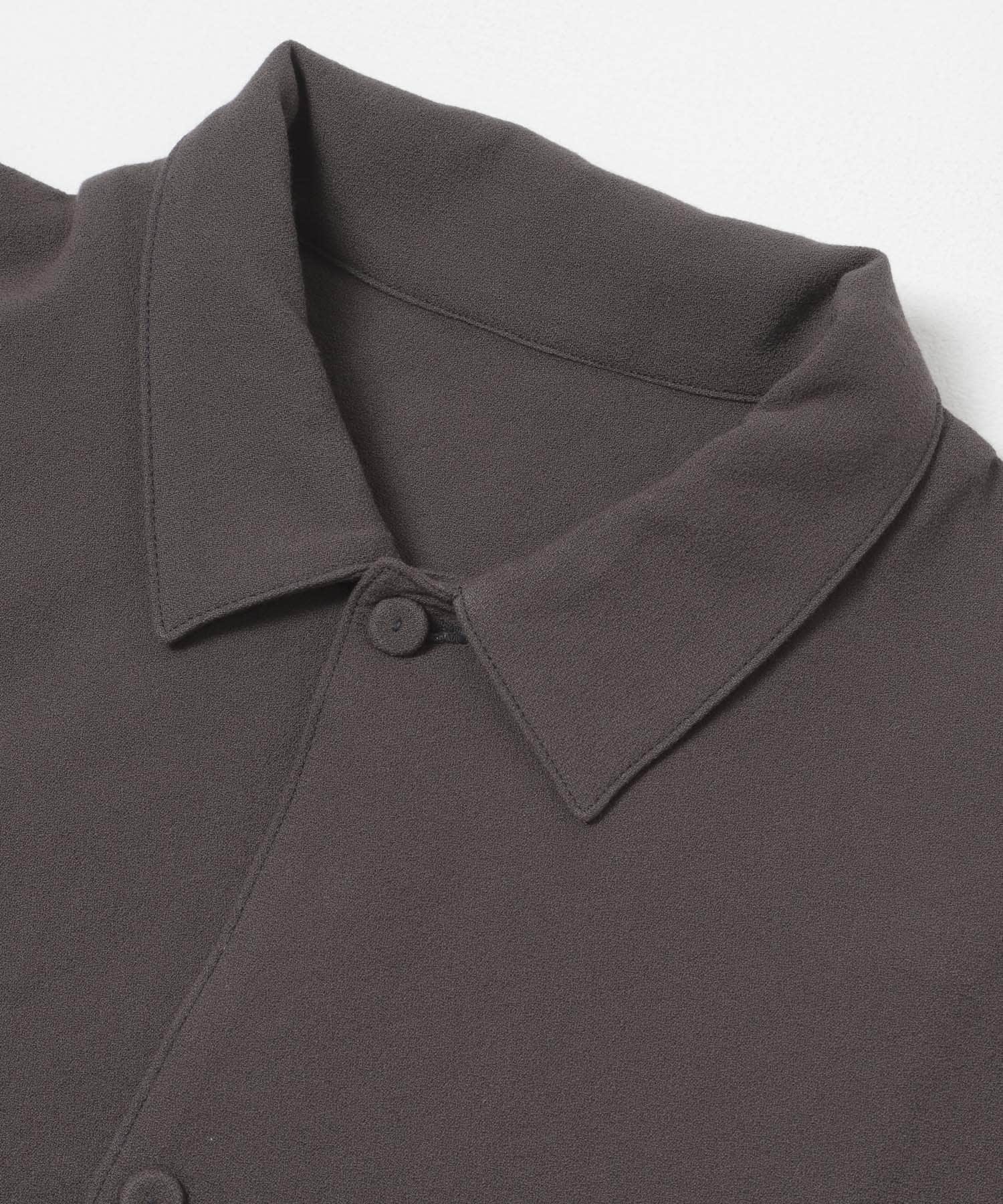 MITTAN　OCジョーゼットシャツ 墨黒 2