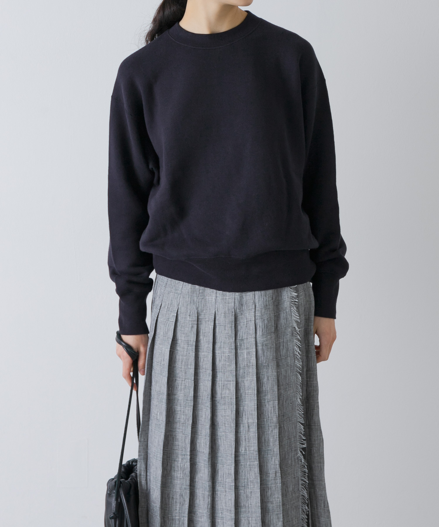 『2サイズ展開』コットンリヨセルスウェットプルオーバー