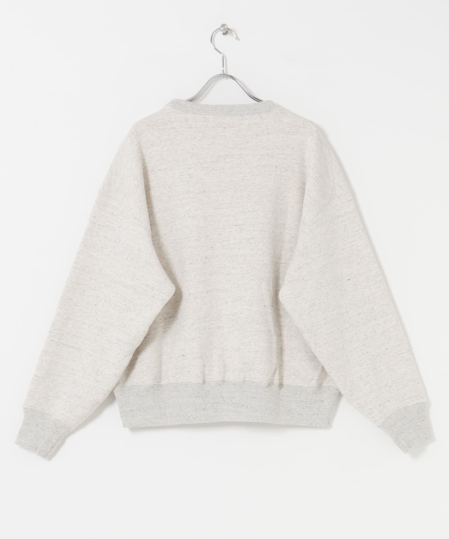 コットンスウェットプルオーバー OATMEAL Free