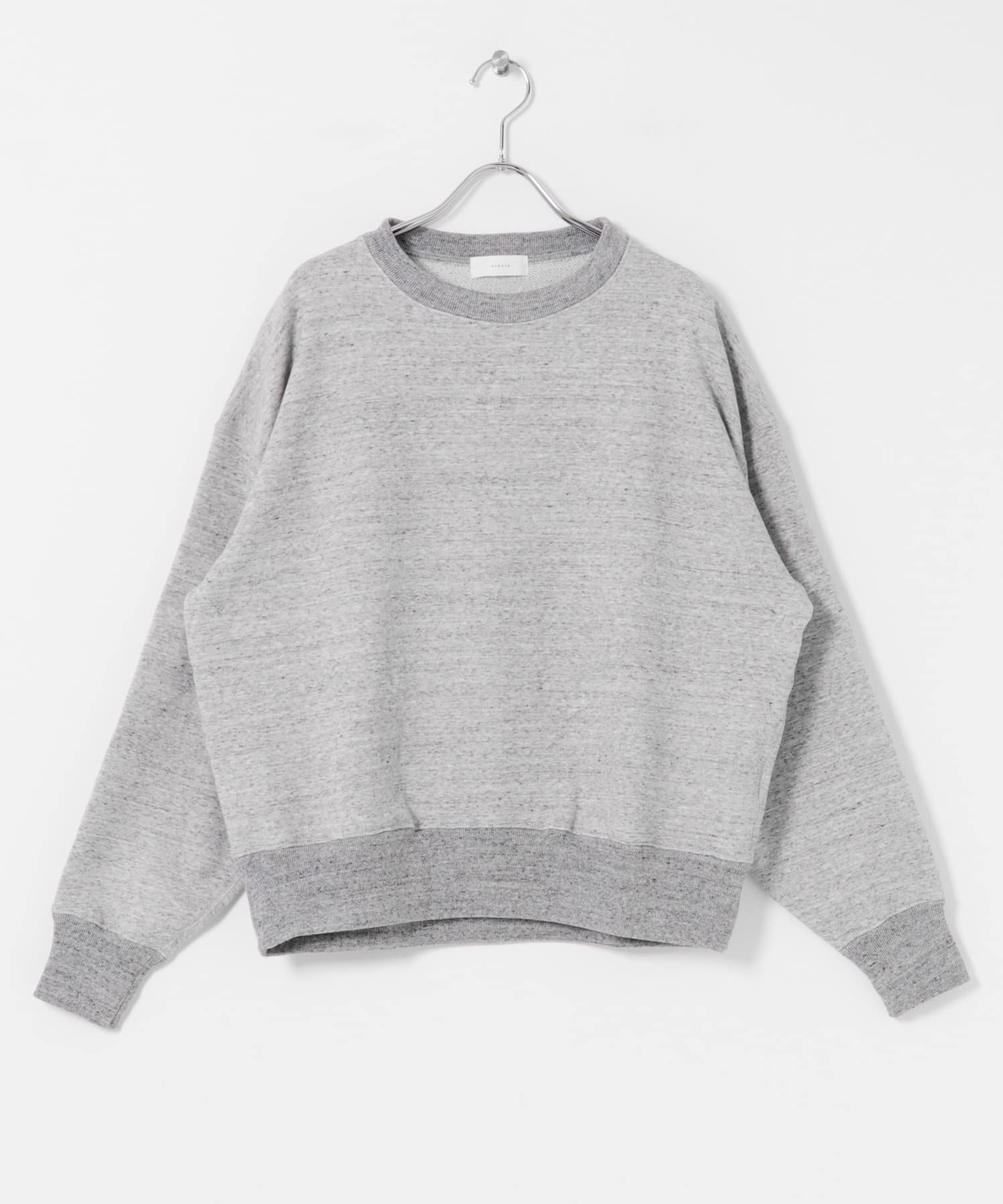 コットンスウェットプルオーバー GRAY Free