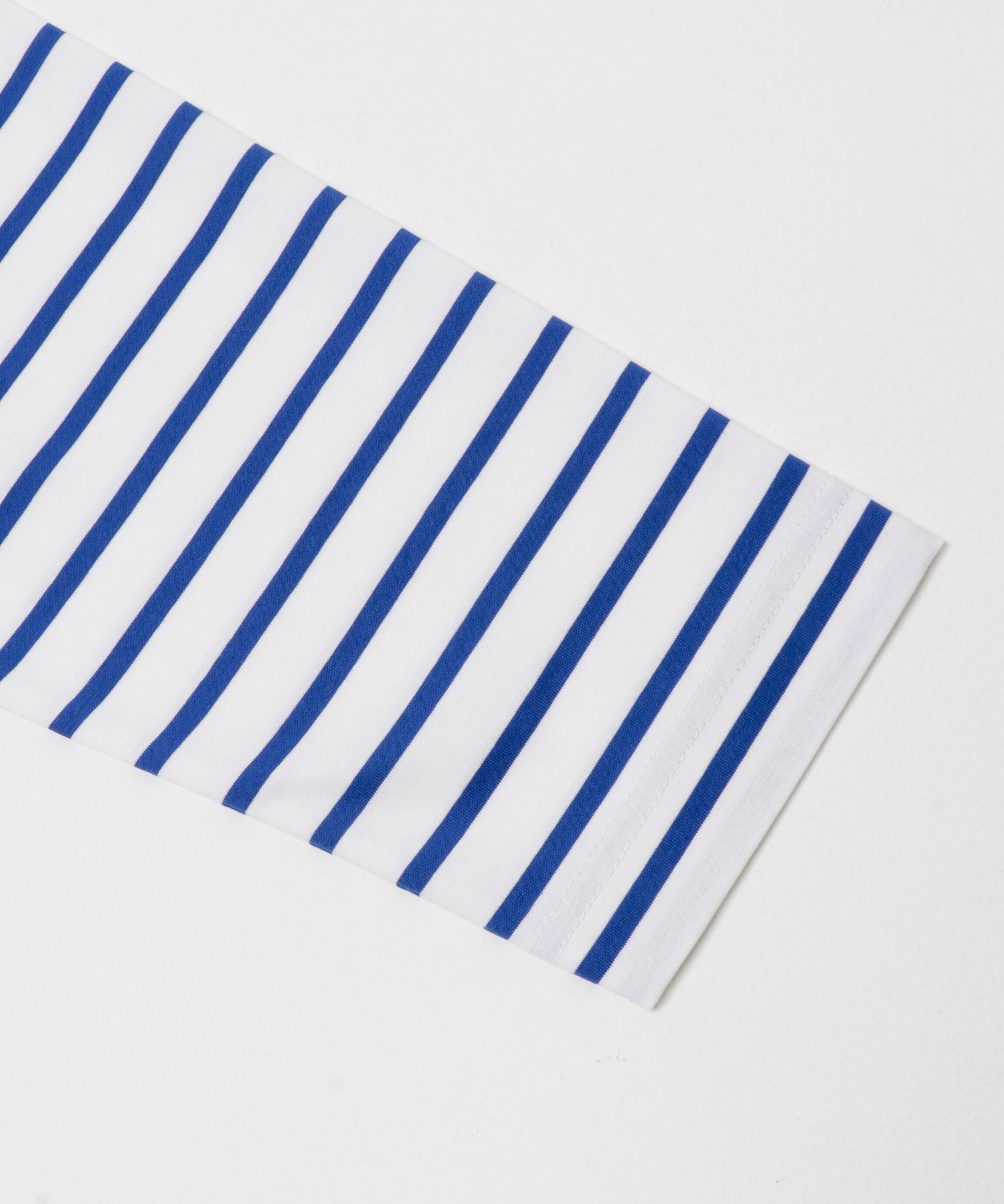 クロップドボーダーカットソー OFF×BLUE Free