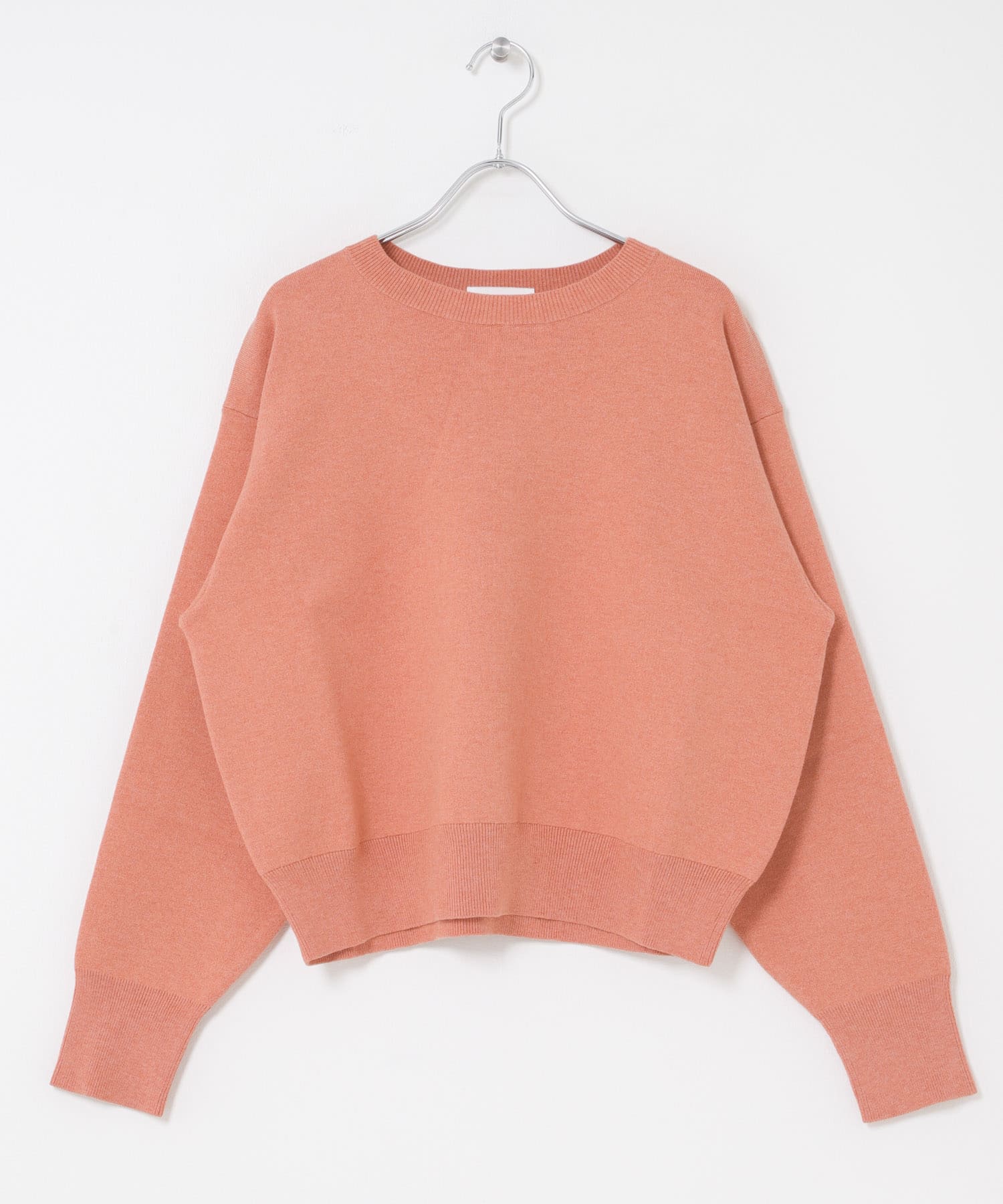 コットンカシミヤスムースプルオーバー PINK Free