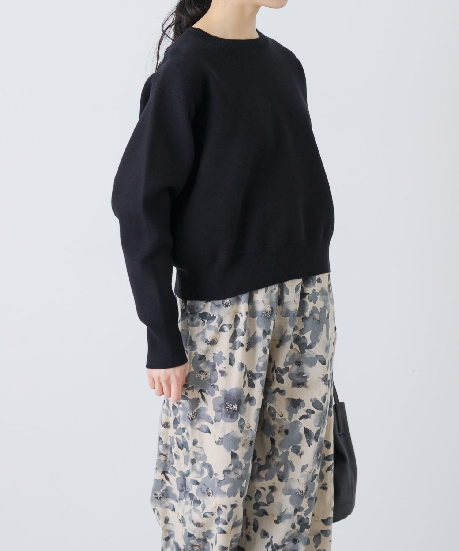 コットンカシミヤスムースプルオーバー