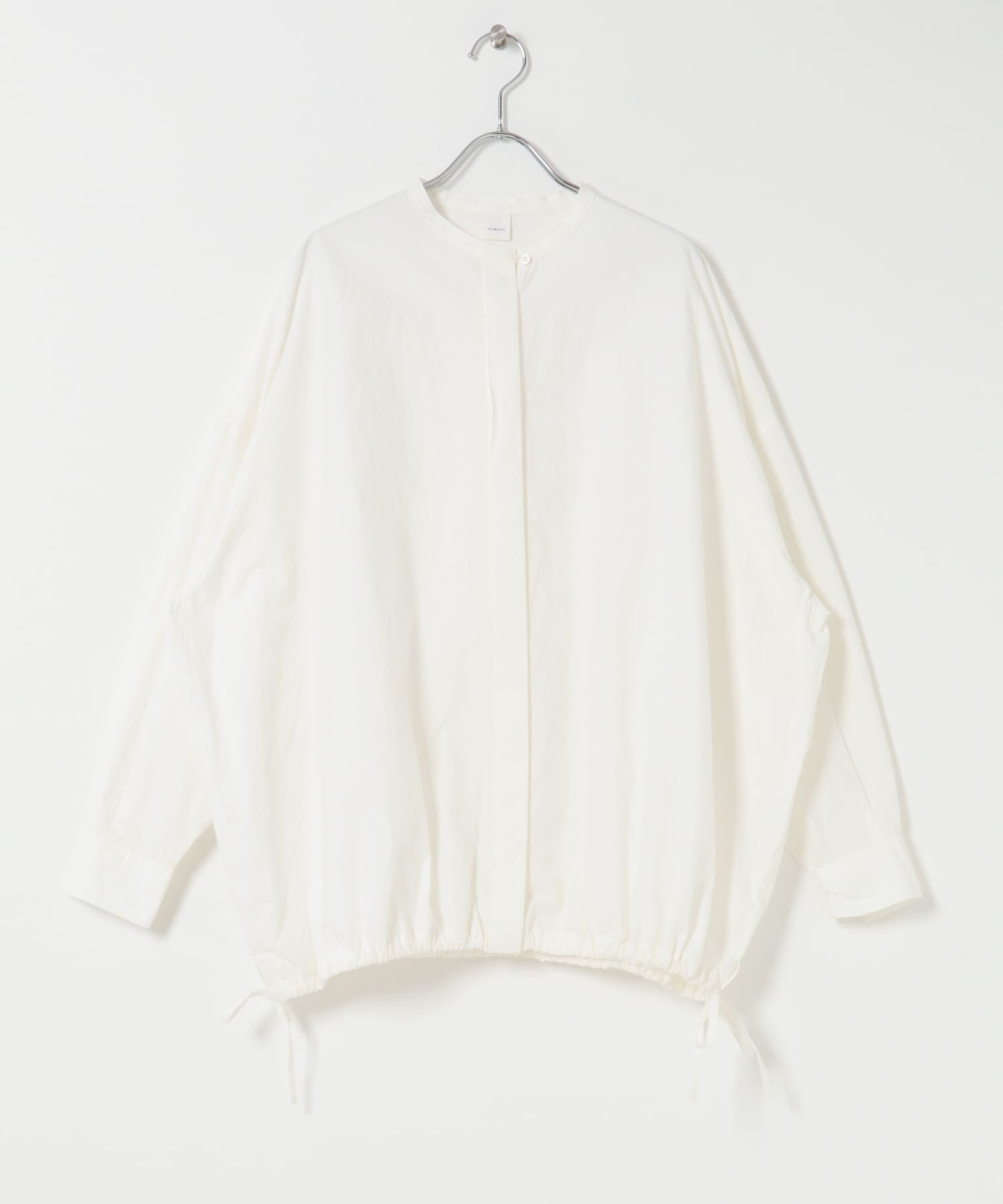 ノーカラークルーネックオーバーシャツ OFF Free