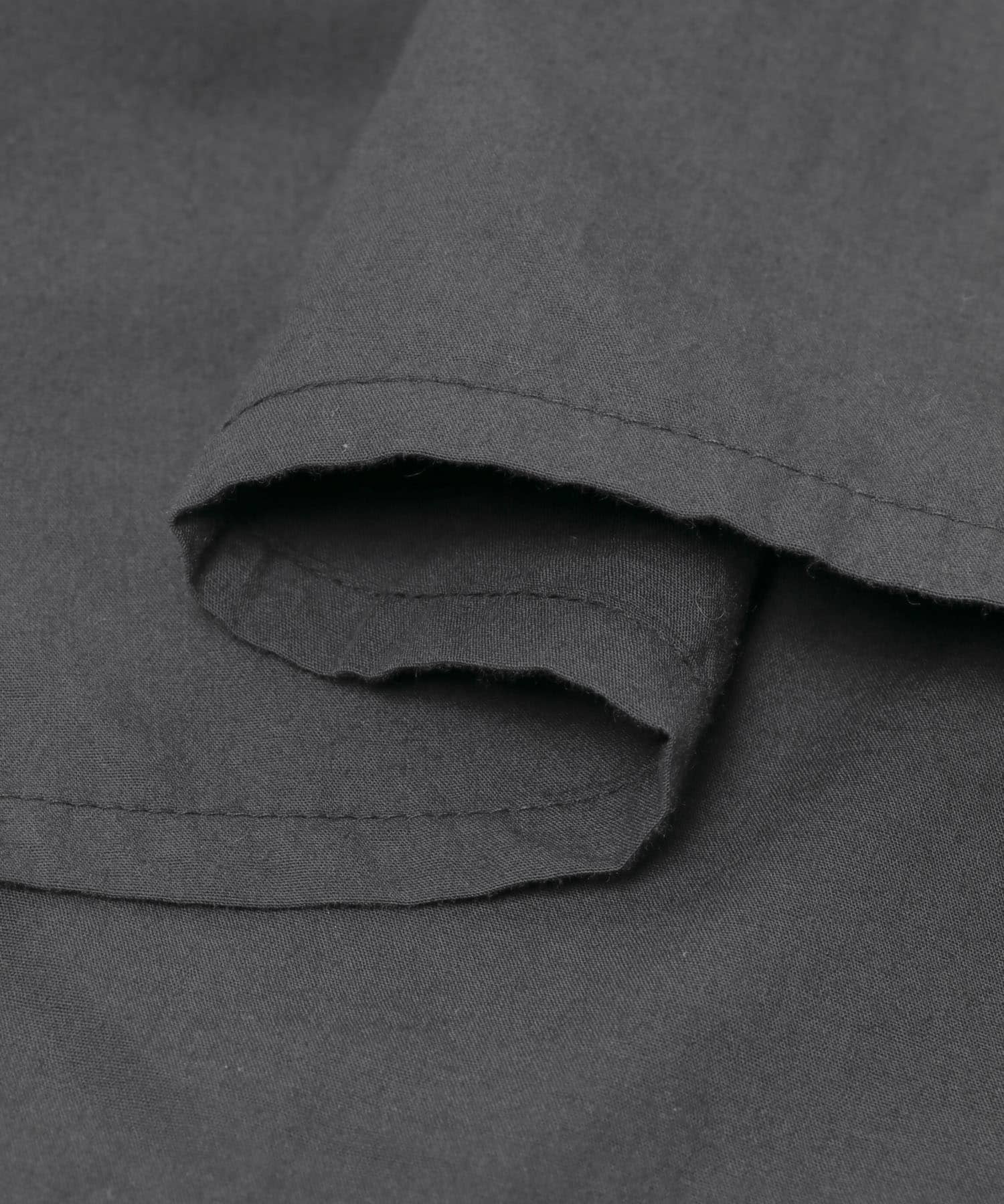 コットンフリルカラーシャツ CHARCOAL Free