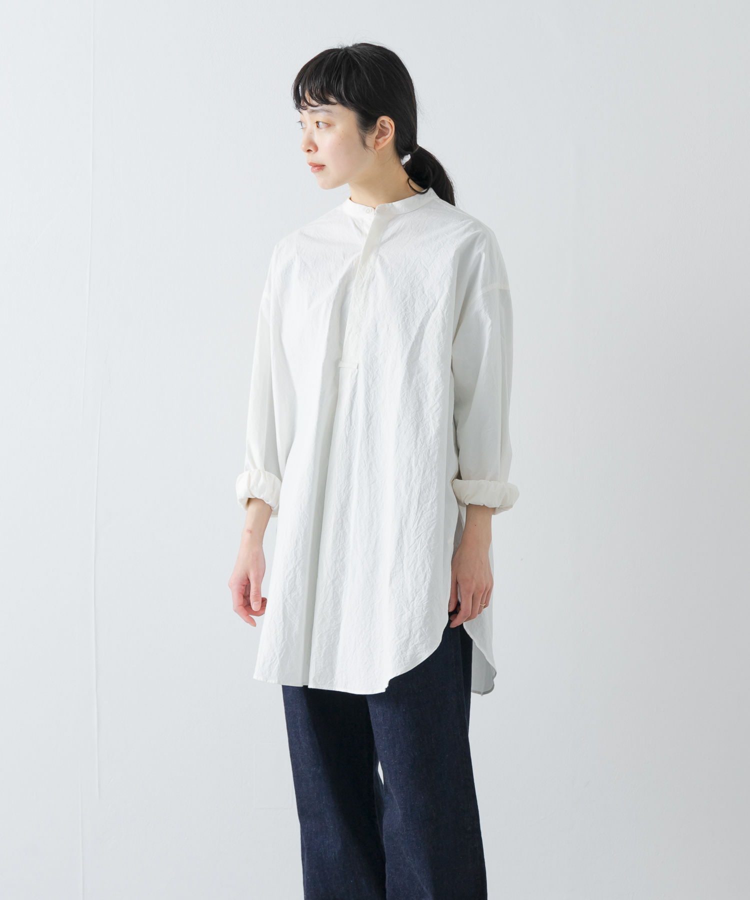 コットンチュニックシャツ OFF Free