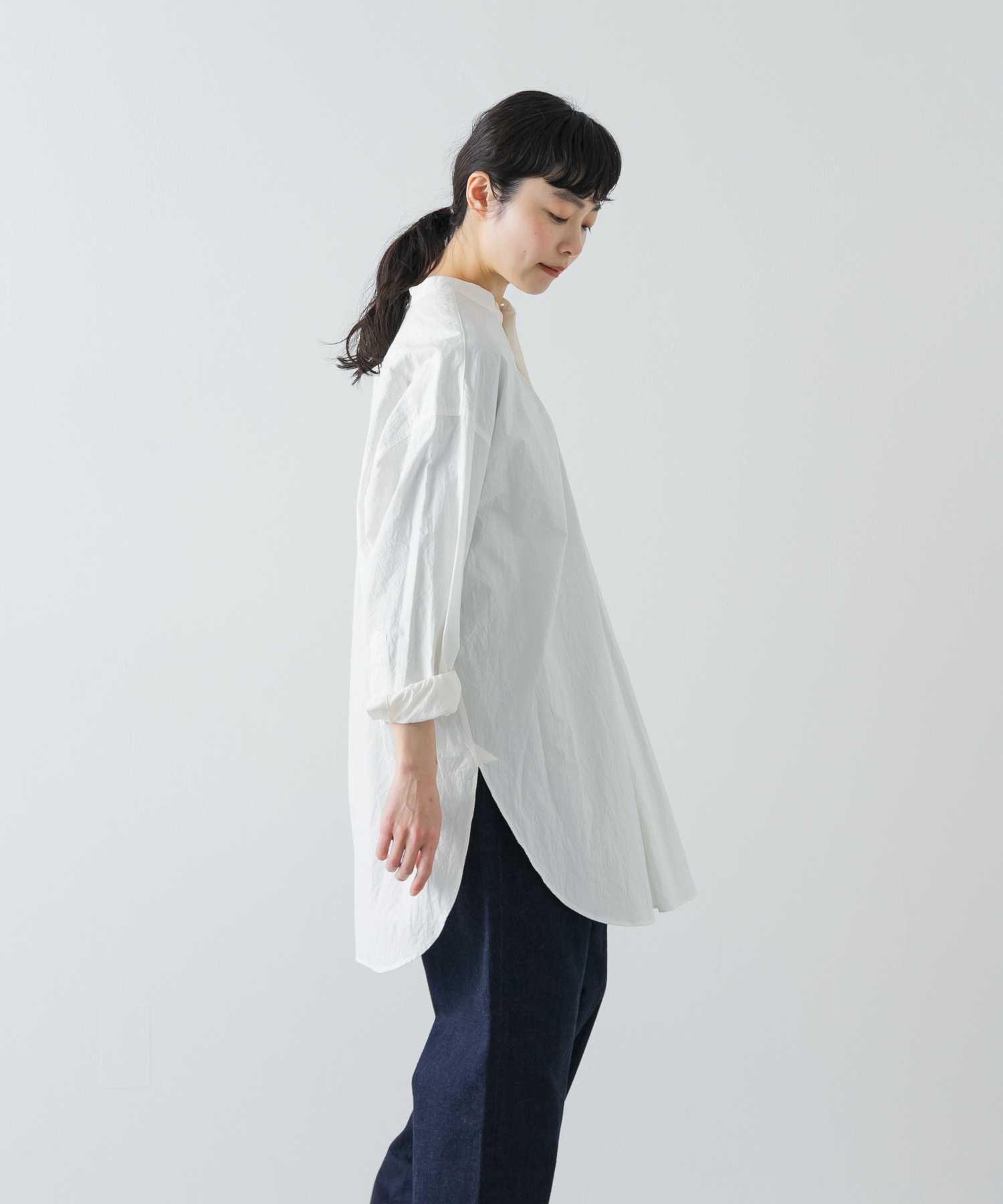 コットンチュニックシャツ OFF Free