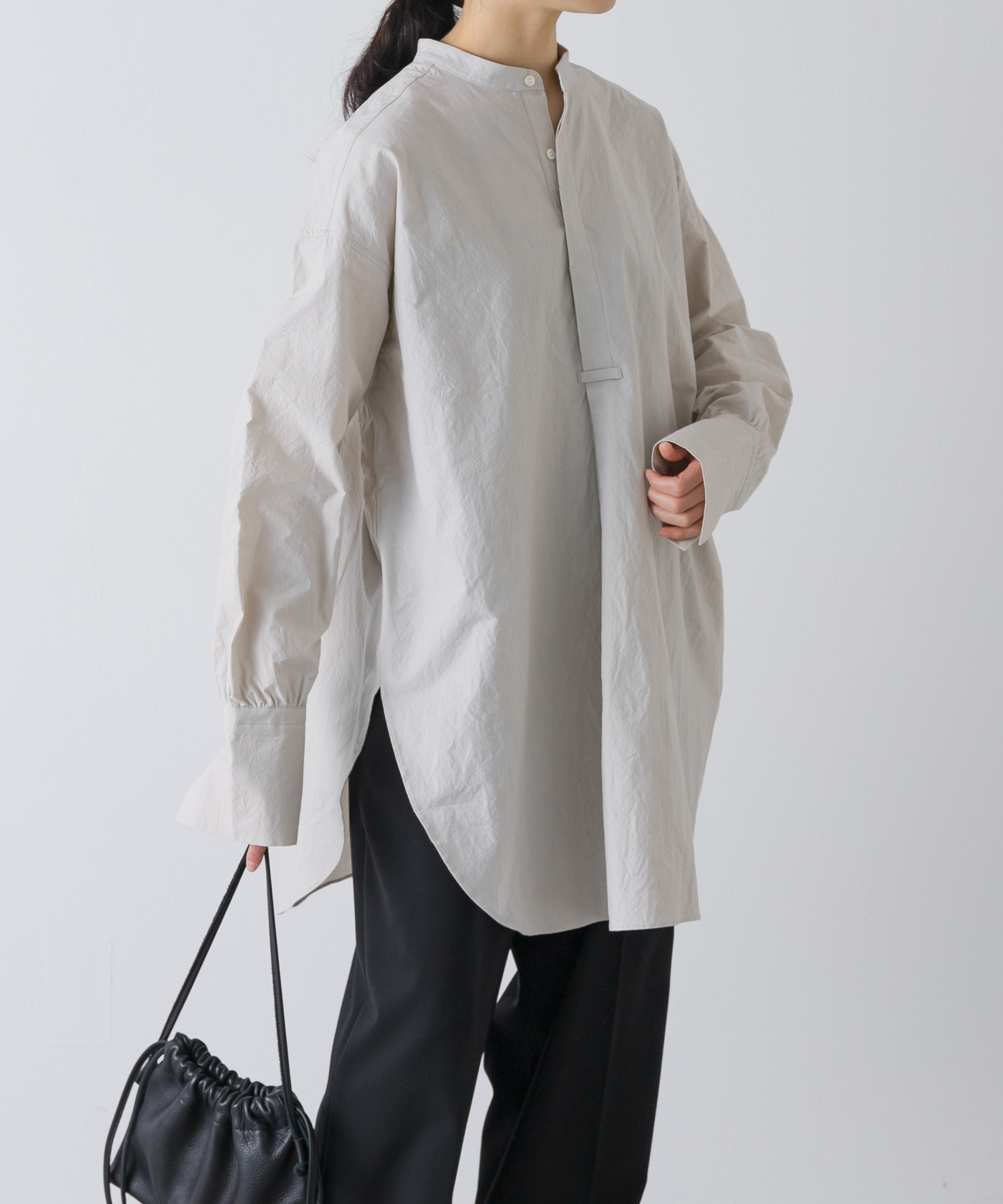 コットンチュニックシャツ