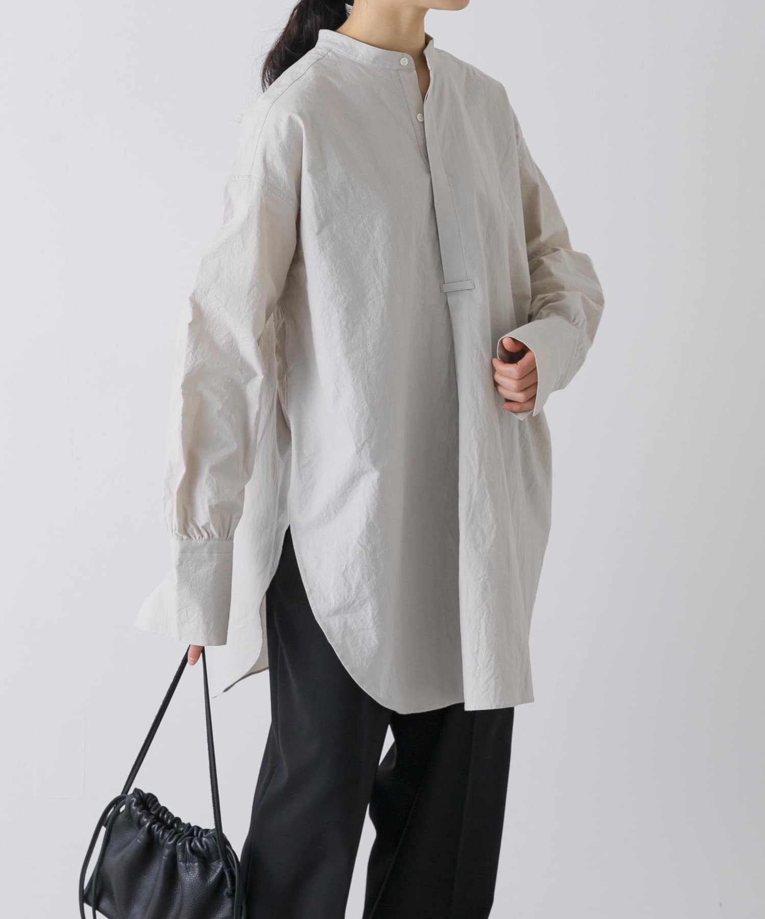 コットンチュニックシャツ