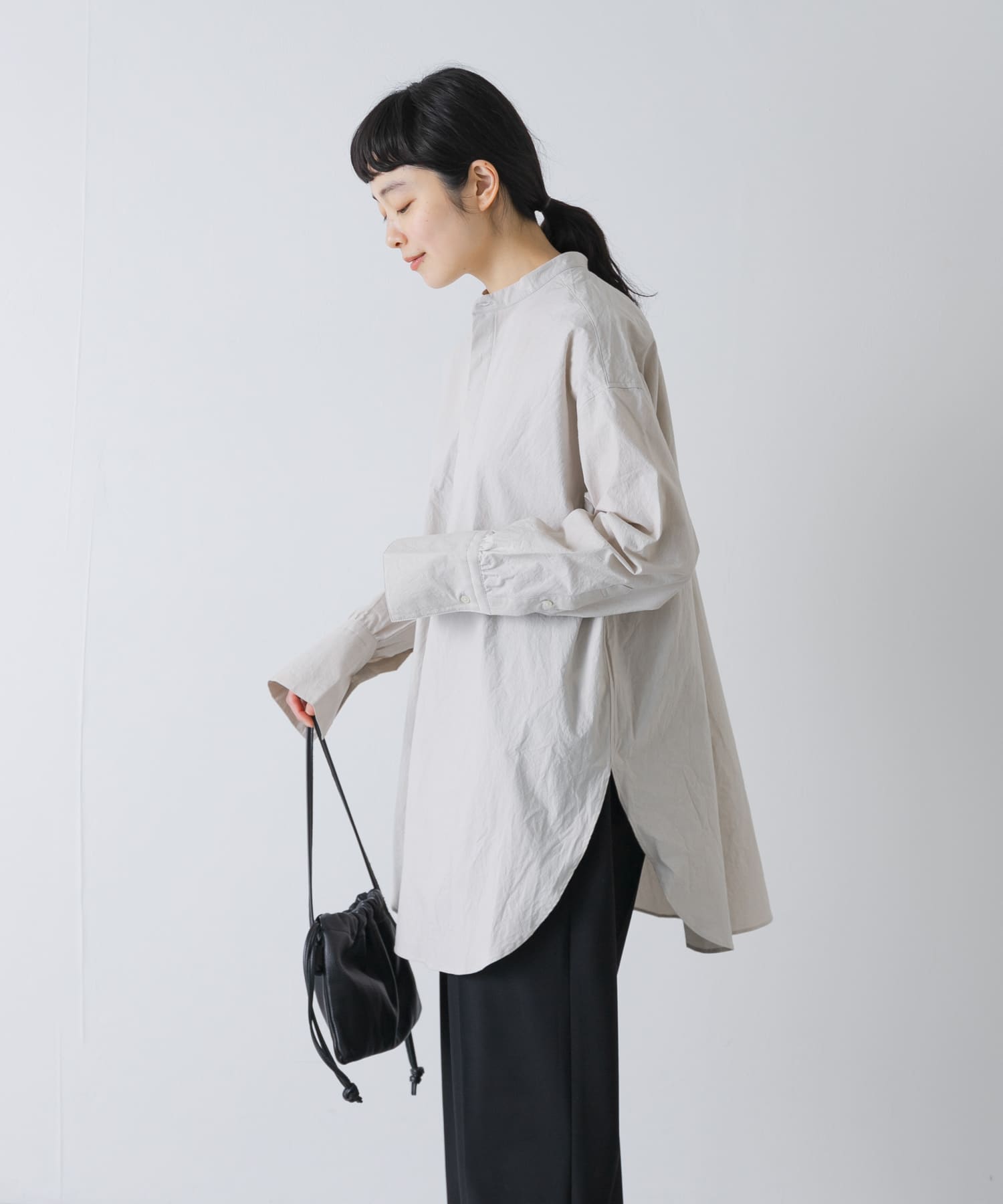 コットンチュニックシャツ(Free L/GRAY): トップス｜URBAN RESEARCH