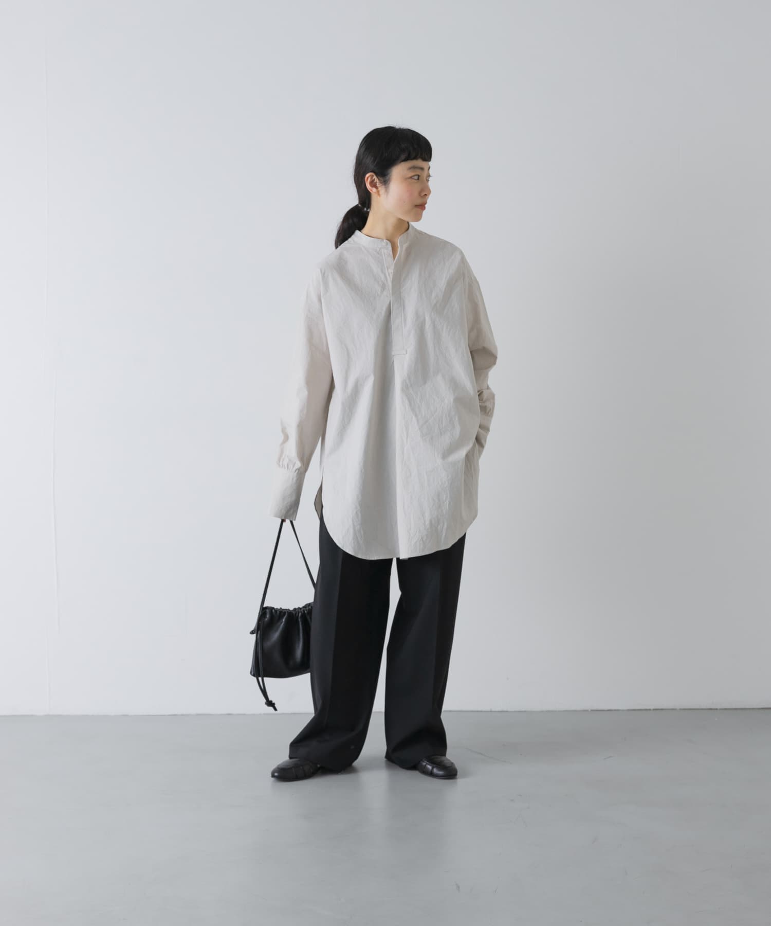 コットンチュニックシャツ(Free L/GRAY): トップス｜URBAN RESEARCH