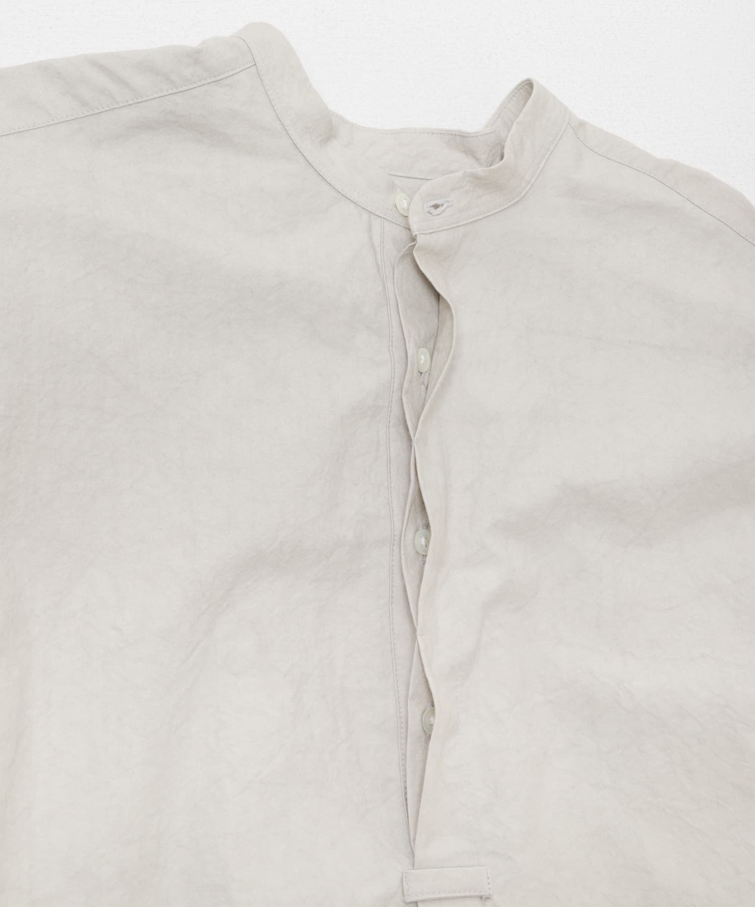 コットンチュニックシャツ L/GRAY Free