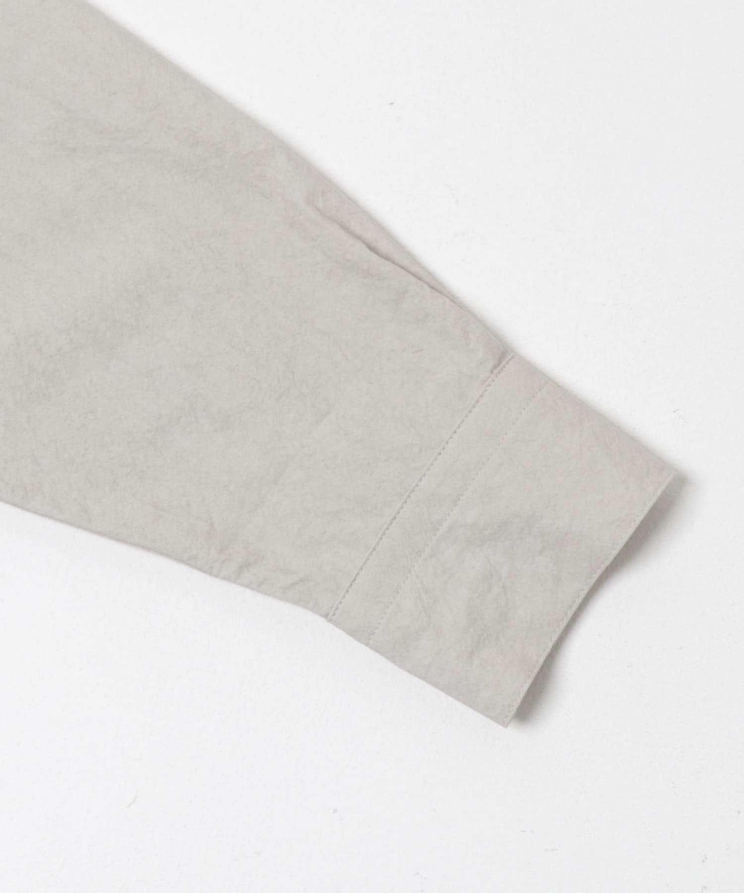 『ユニセックス』コットンレギュラーカラーボックスシャツ LIGHT GRAY 1