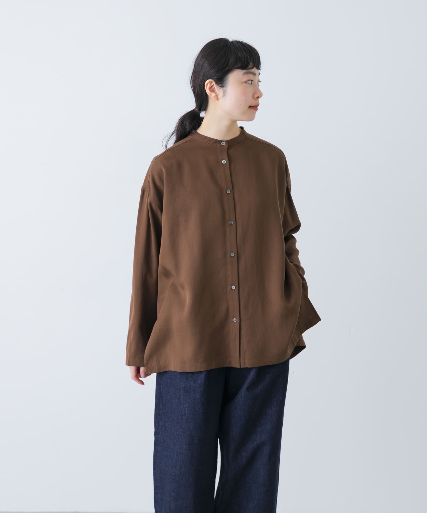 レーヨンワイドシャツ