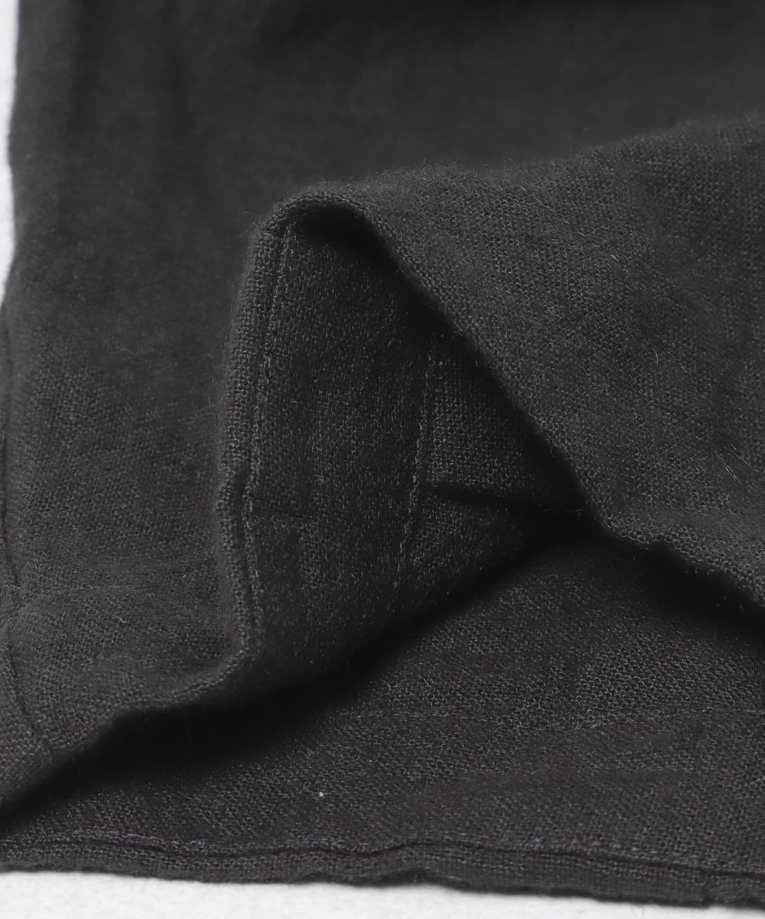 リネンラミールーズテーパードパンツ BLACK Free