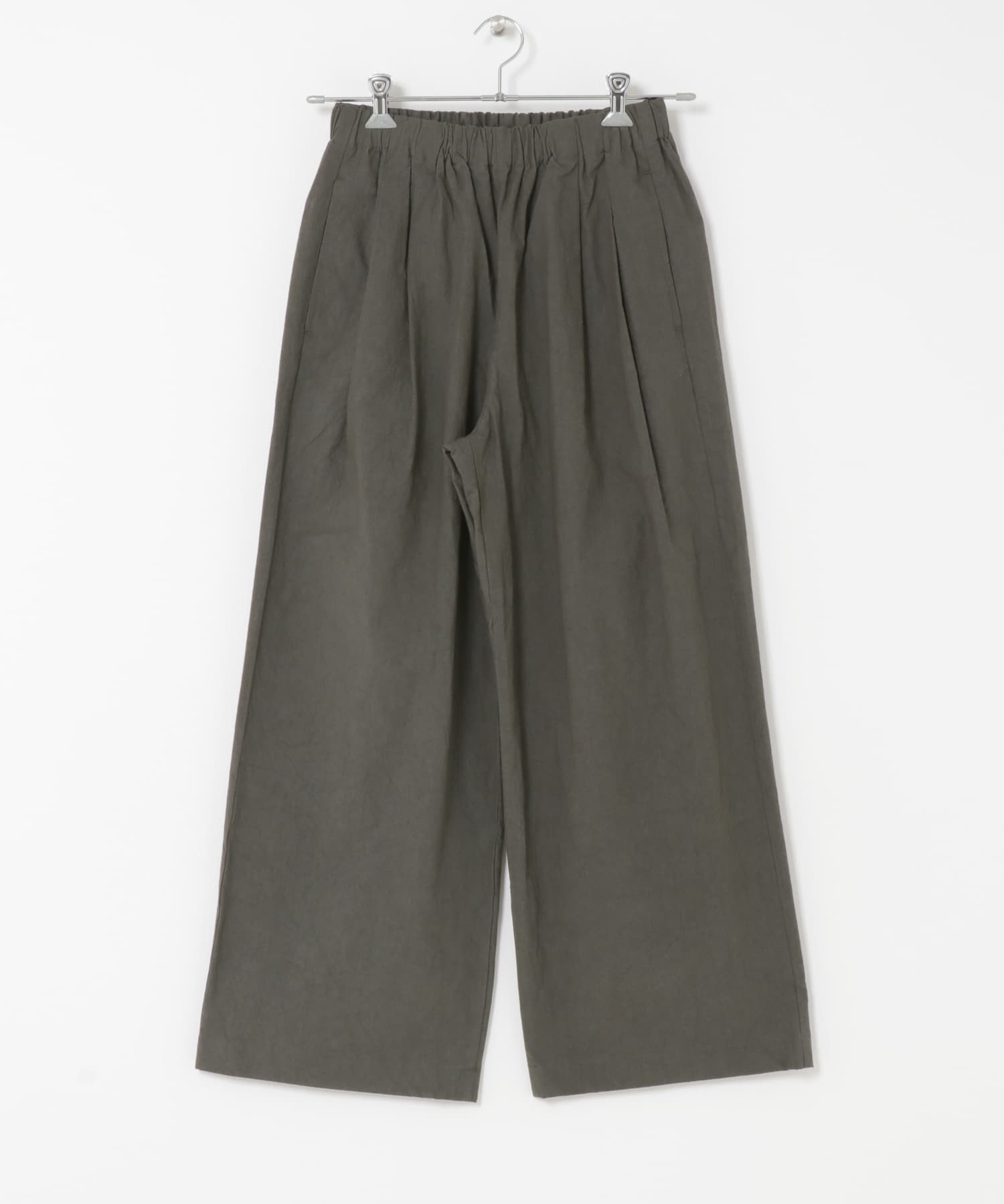 コットン2タックパンツ CHARCOAL Free