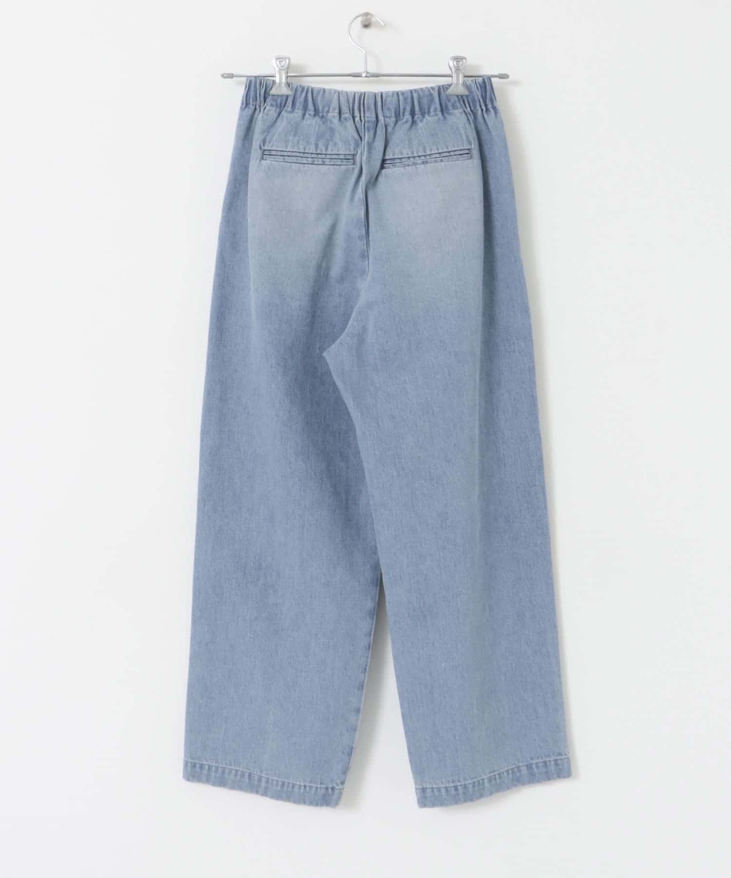 フェードデニムイージーパンツ L/INDIGO Free