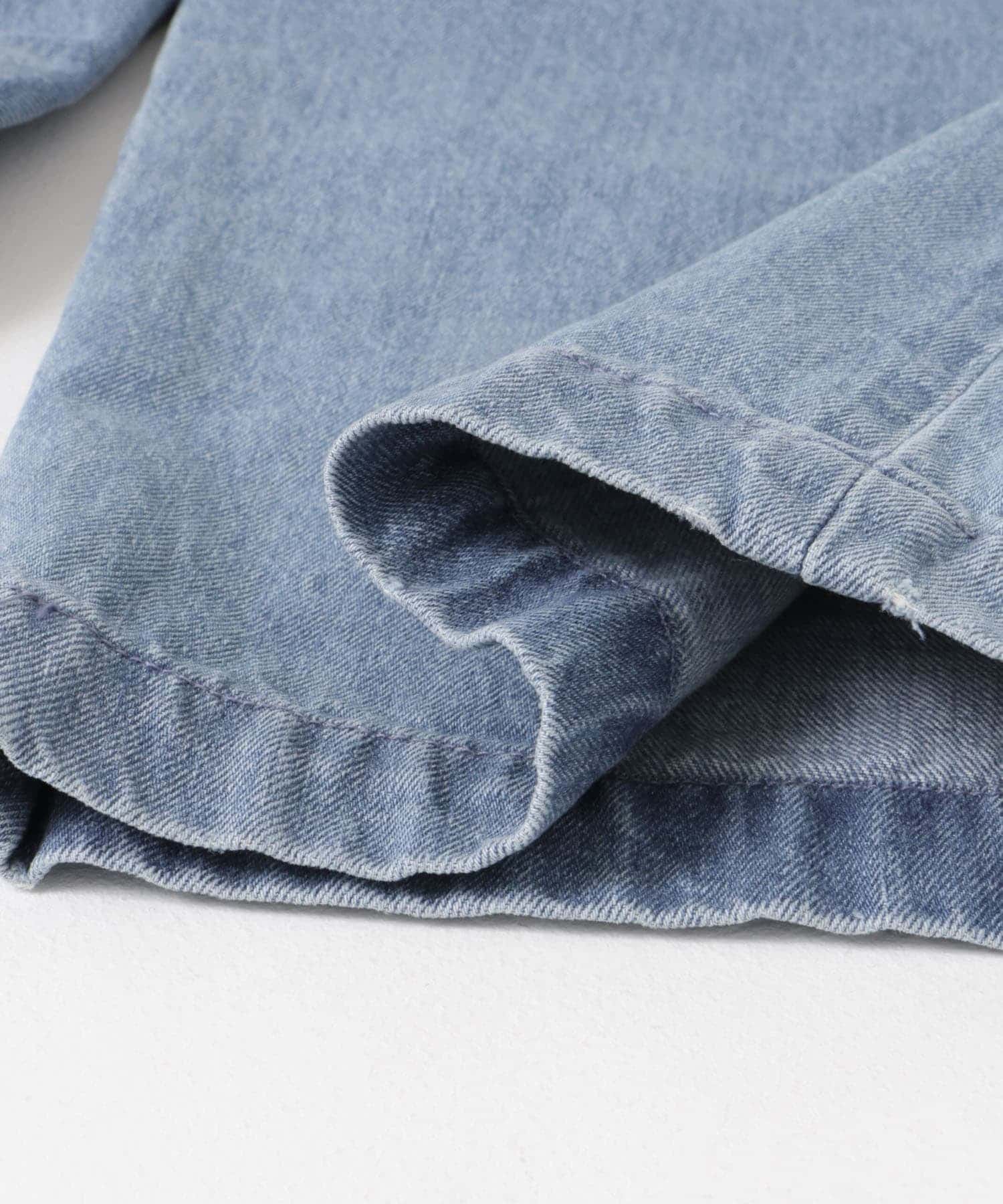 フェードデニムイージーパンツ L/INDIGO Free