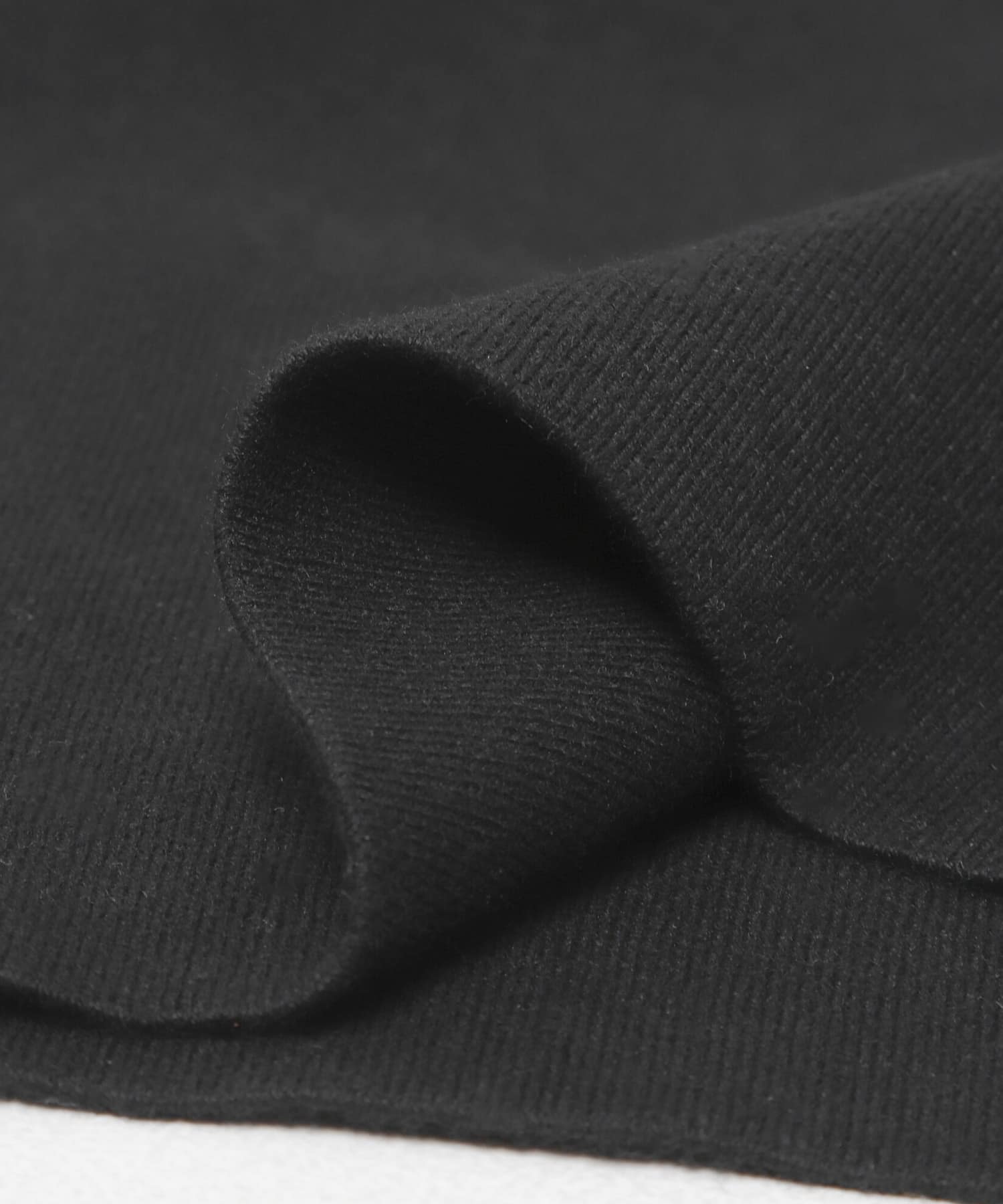 コットンカシミヤニットパンツ BLACK Free