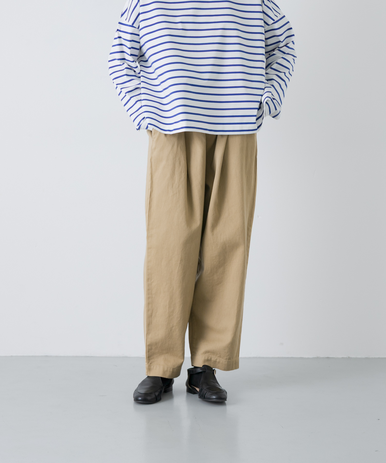 ドリルルーズサルエルパンツ