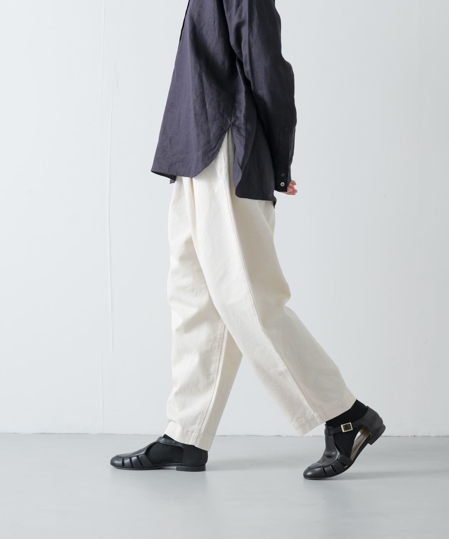 ドリルルーズサルエルパンツ