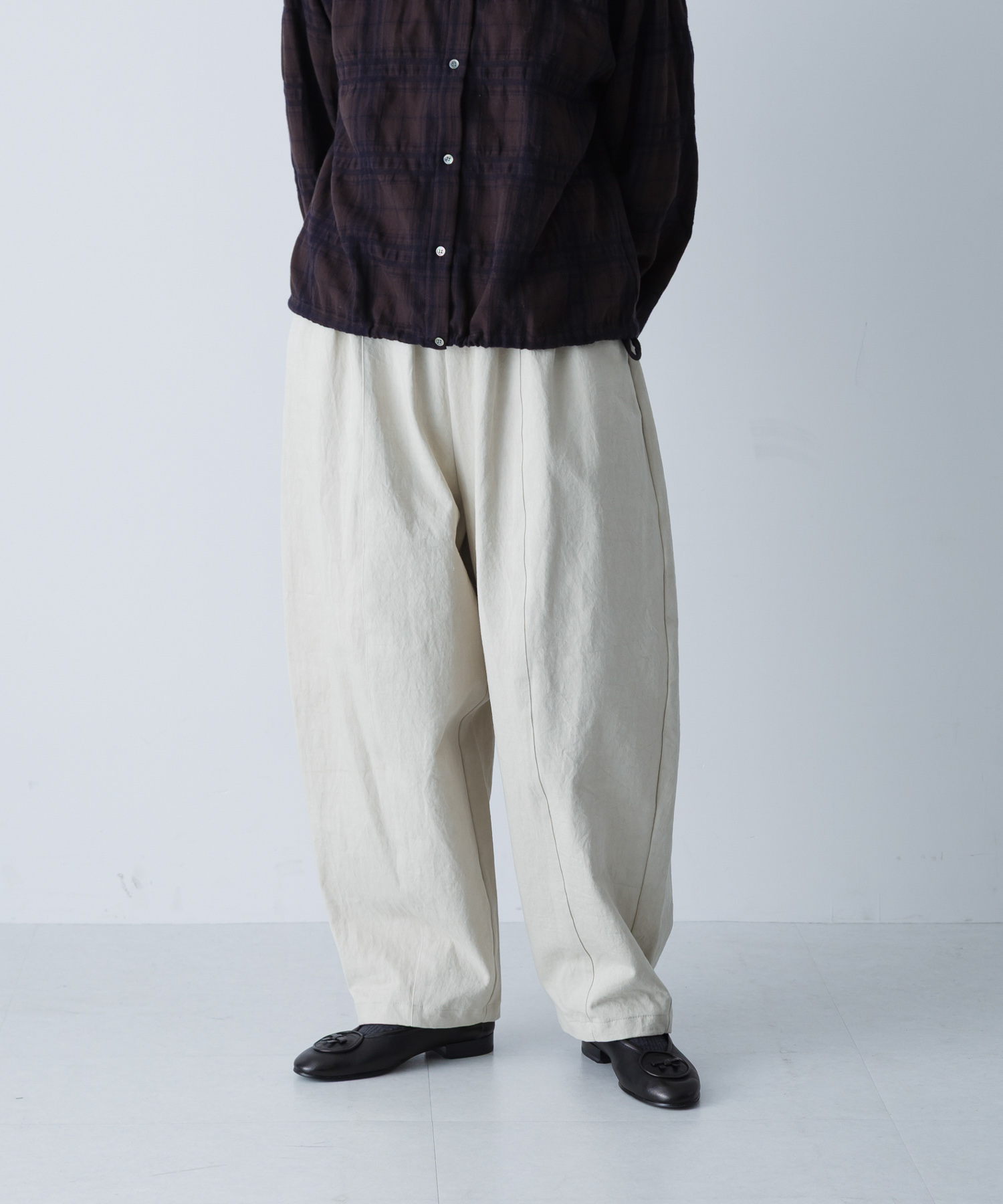 コットンボリュームパンツ