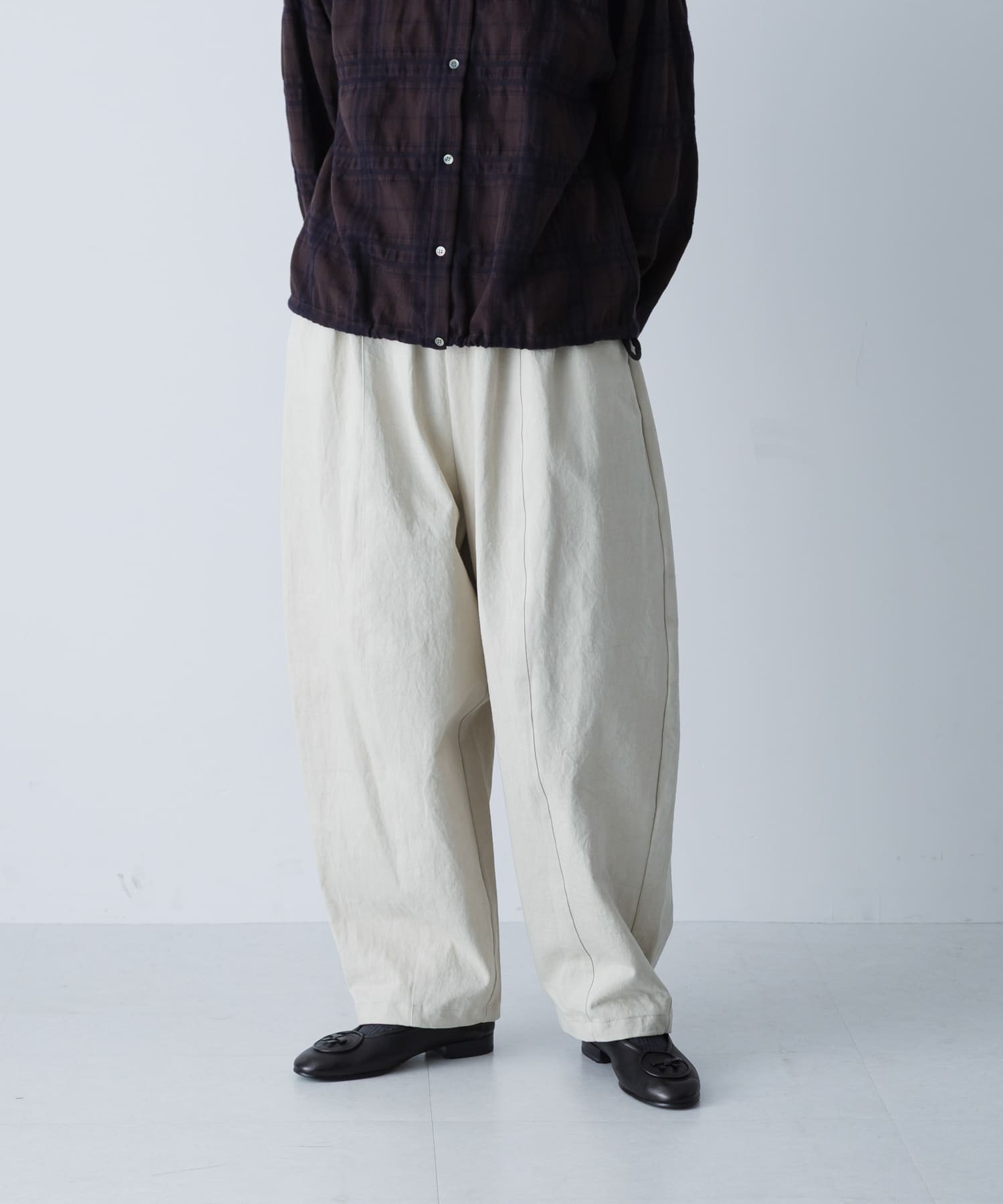 コットンボリュームパンツ