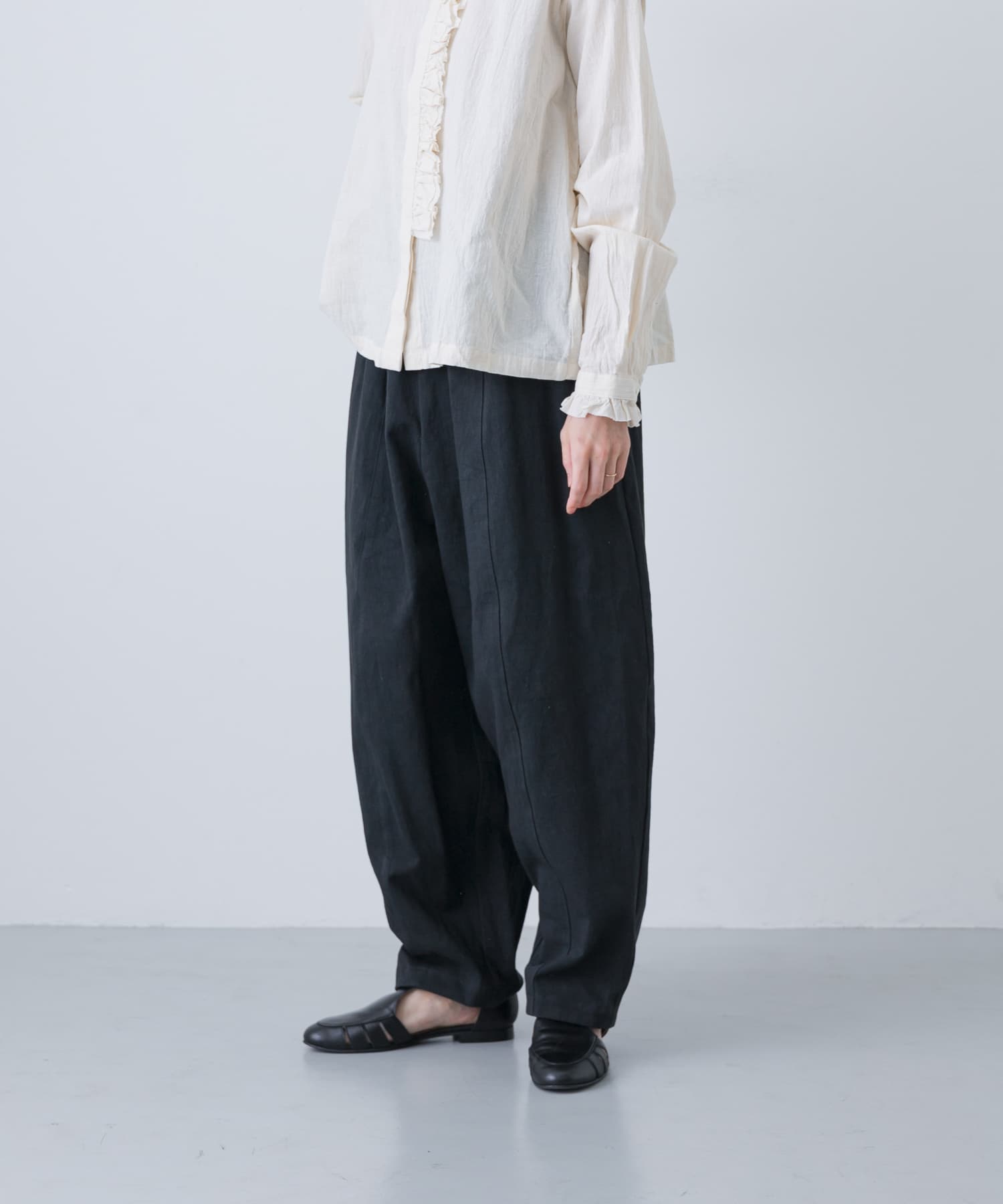 コットンボリュームパンツ