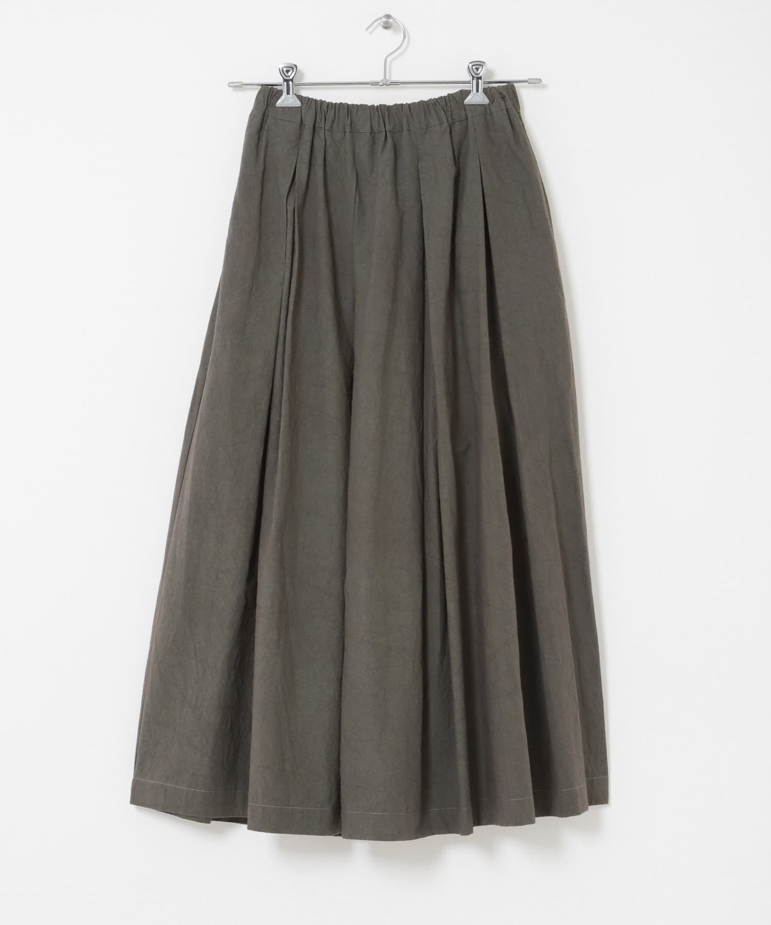 コットンタックスカート CHARCOAL Free
