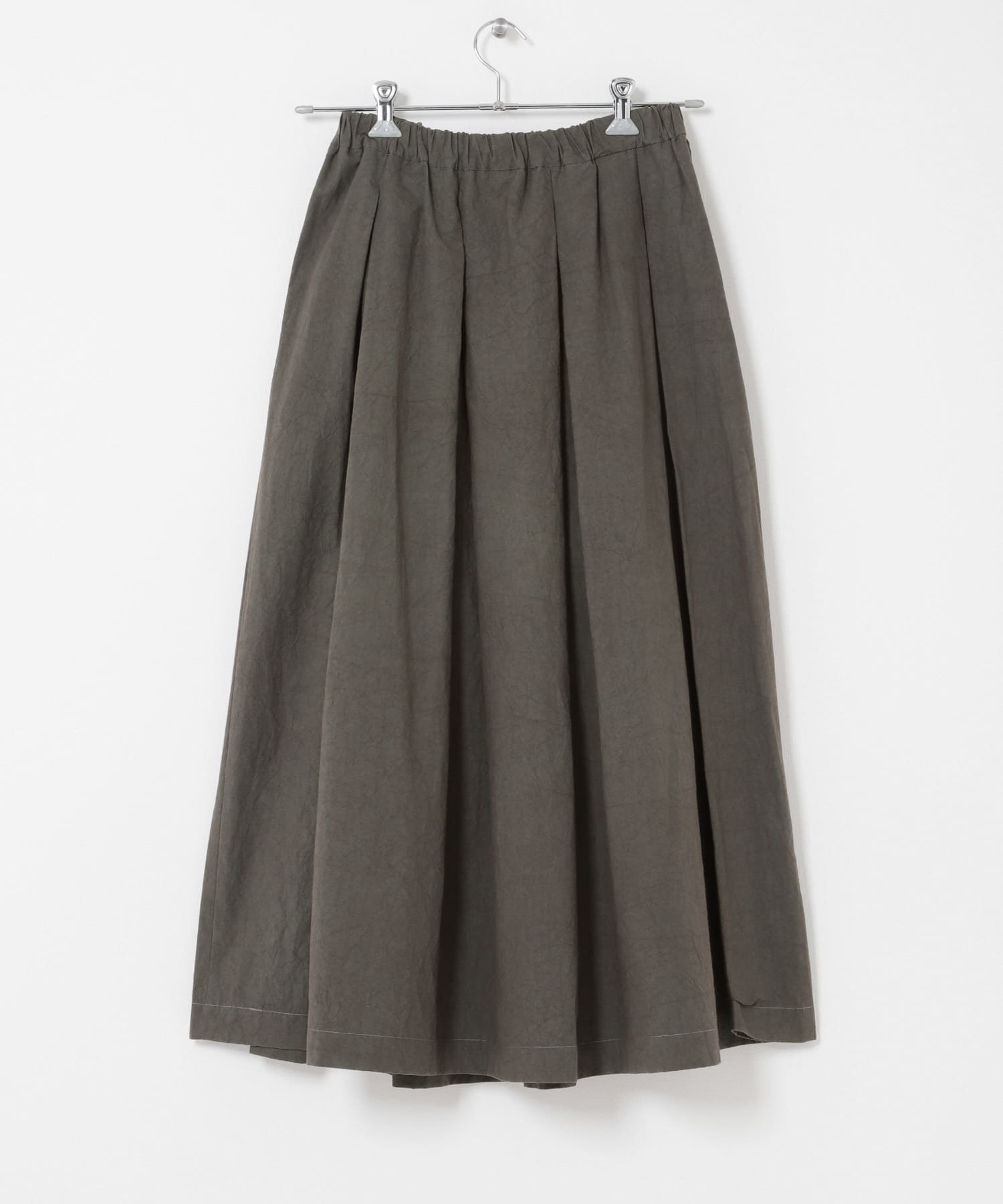 コットンタックスカート CHARCOAL Free