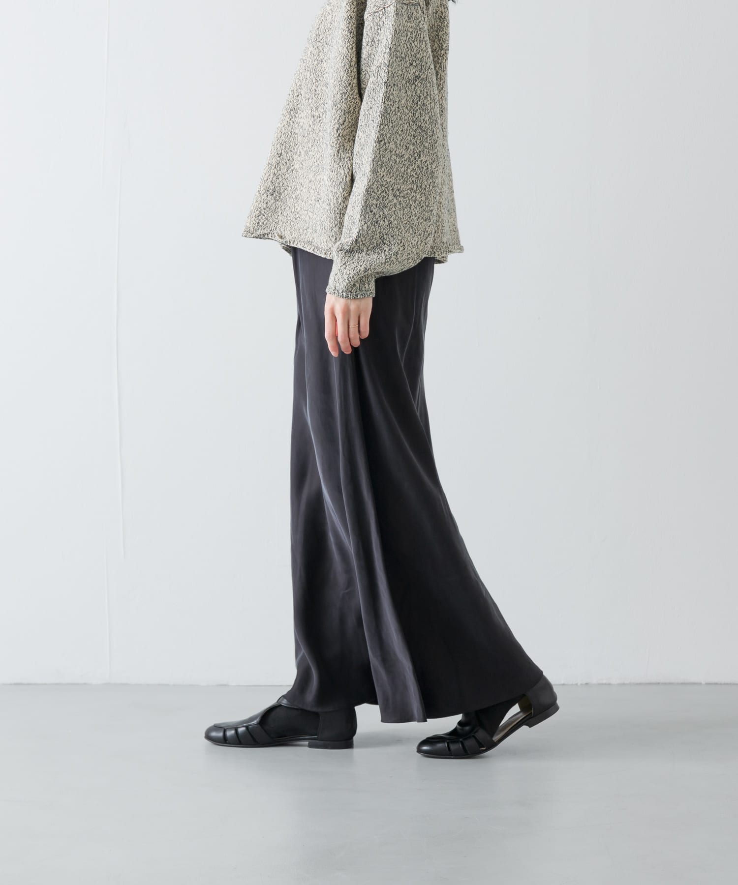 『2サイズ展開』キュプラバイアススカート