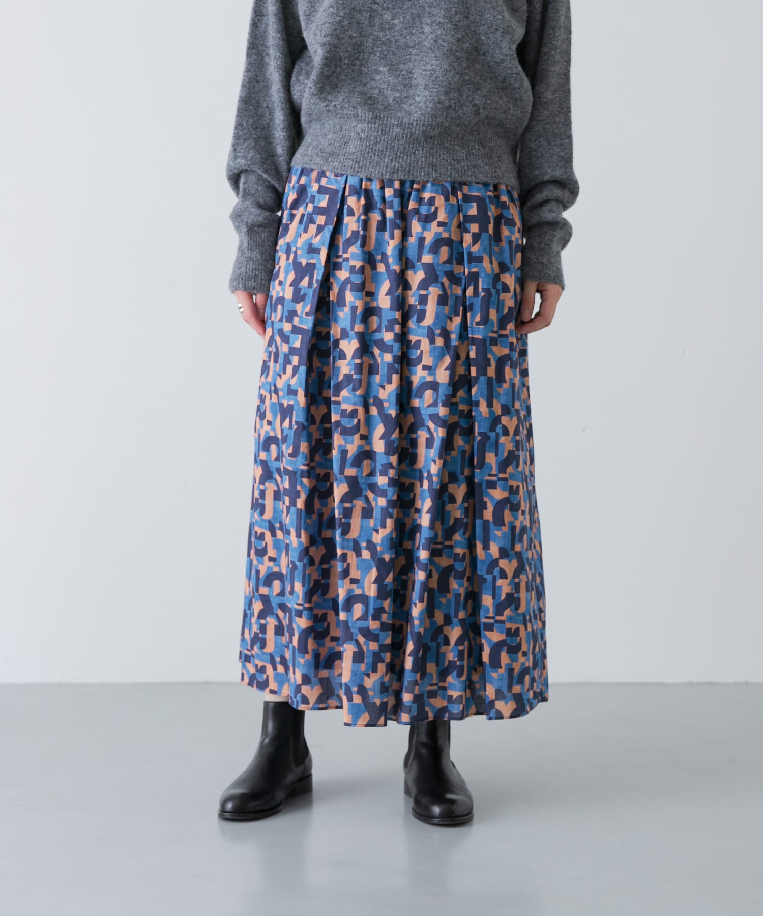 リバティプリントスカート