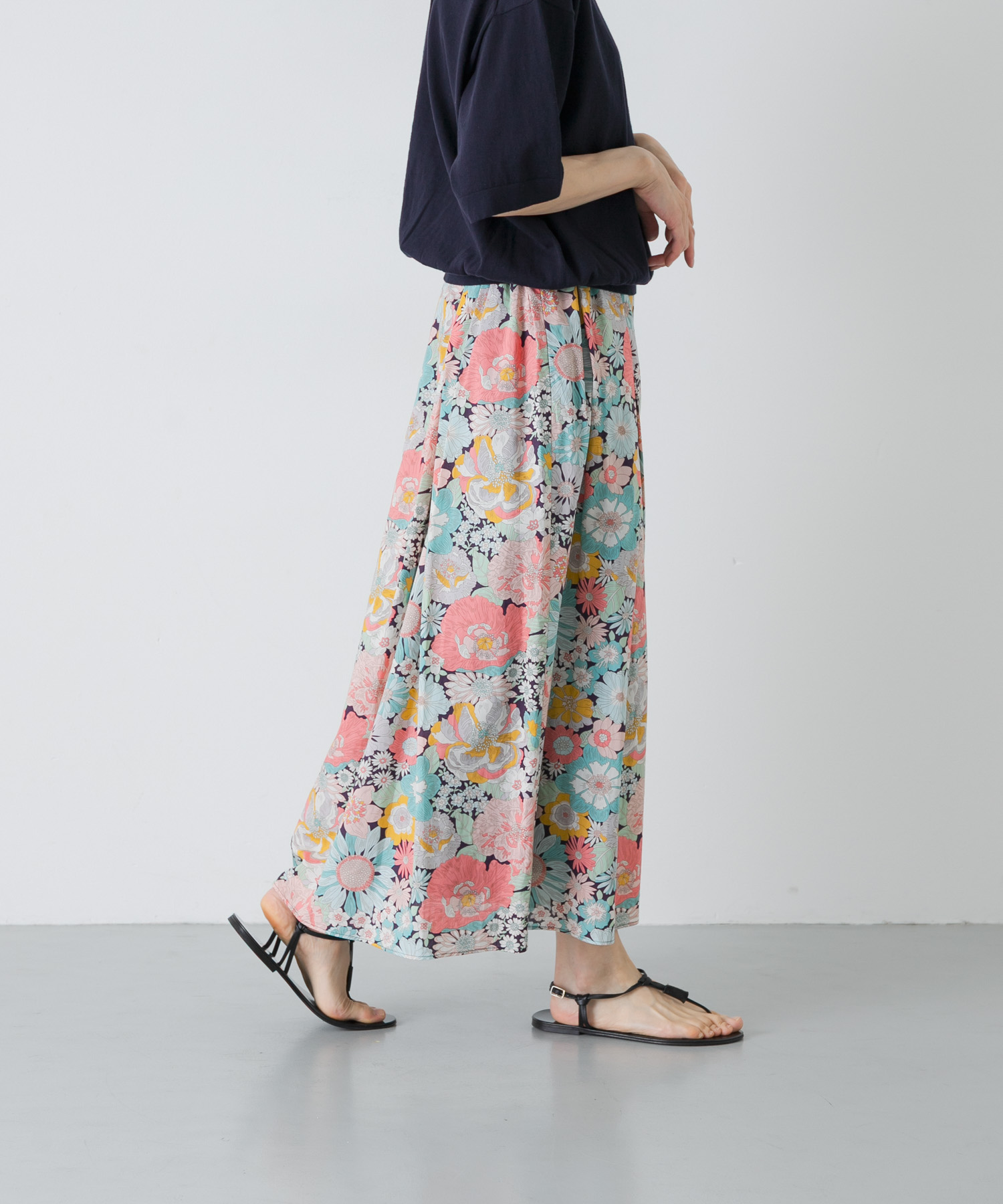 リバティプリントスカート