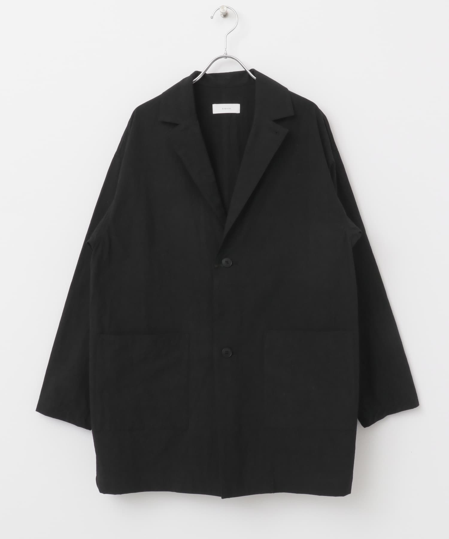 ユニセックス』コットンテーラードジャケット(1 CHARCOAL): アウター