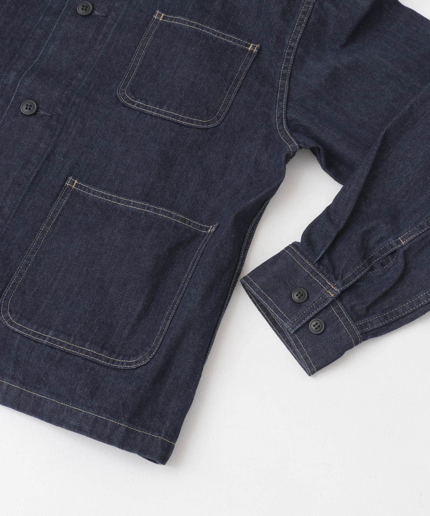 『ユニセックス』デニムカバーオール INDIGO 1