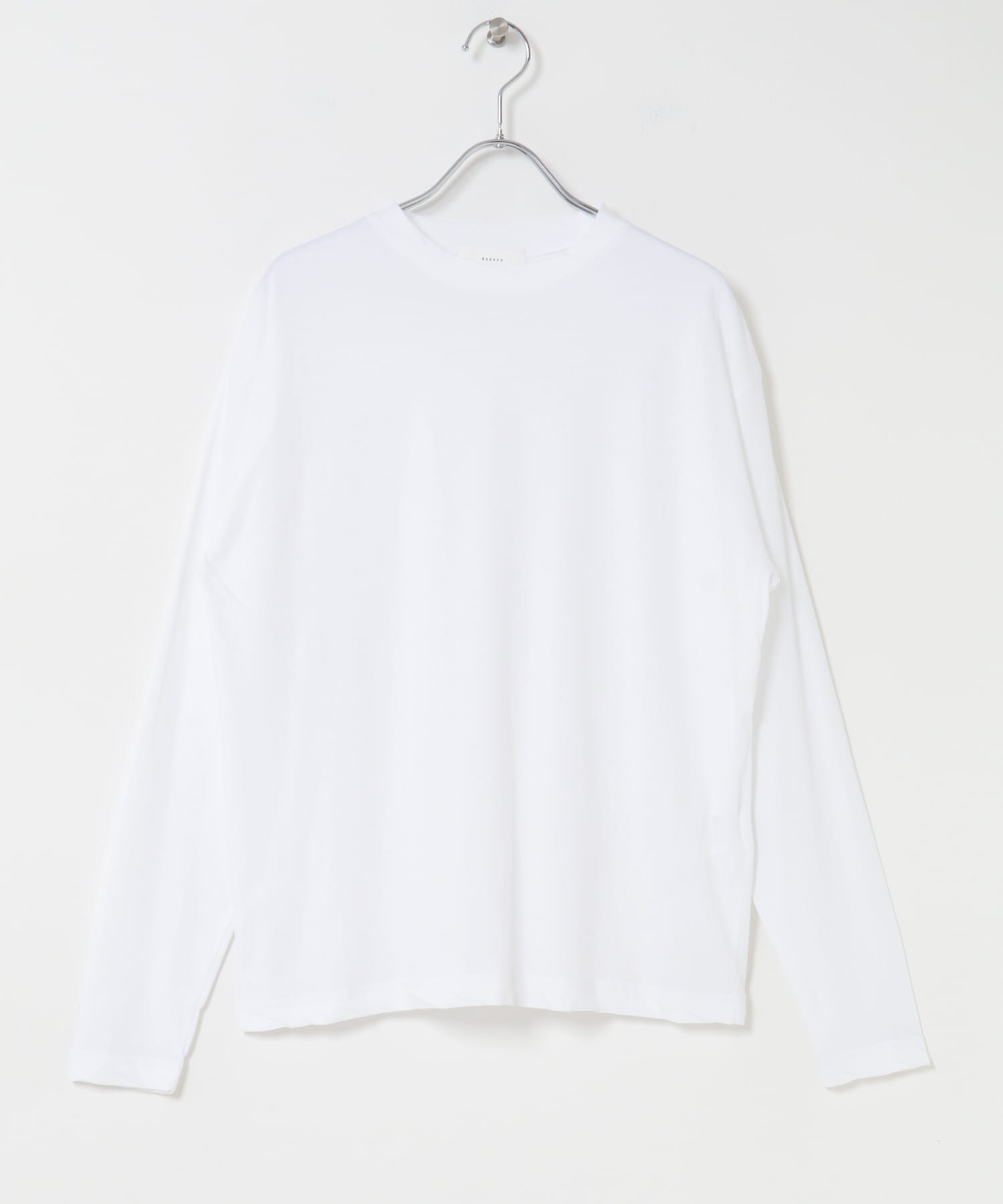 ハイツイストコットン長袖Tシャツ