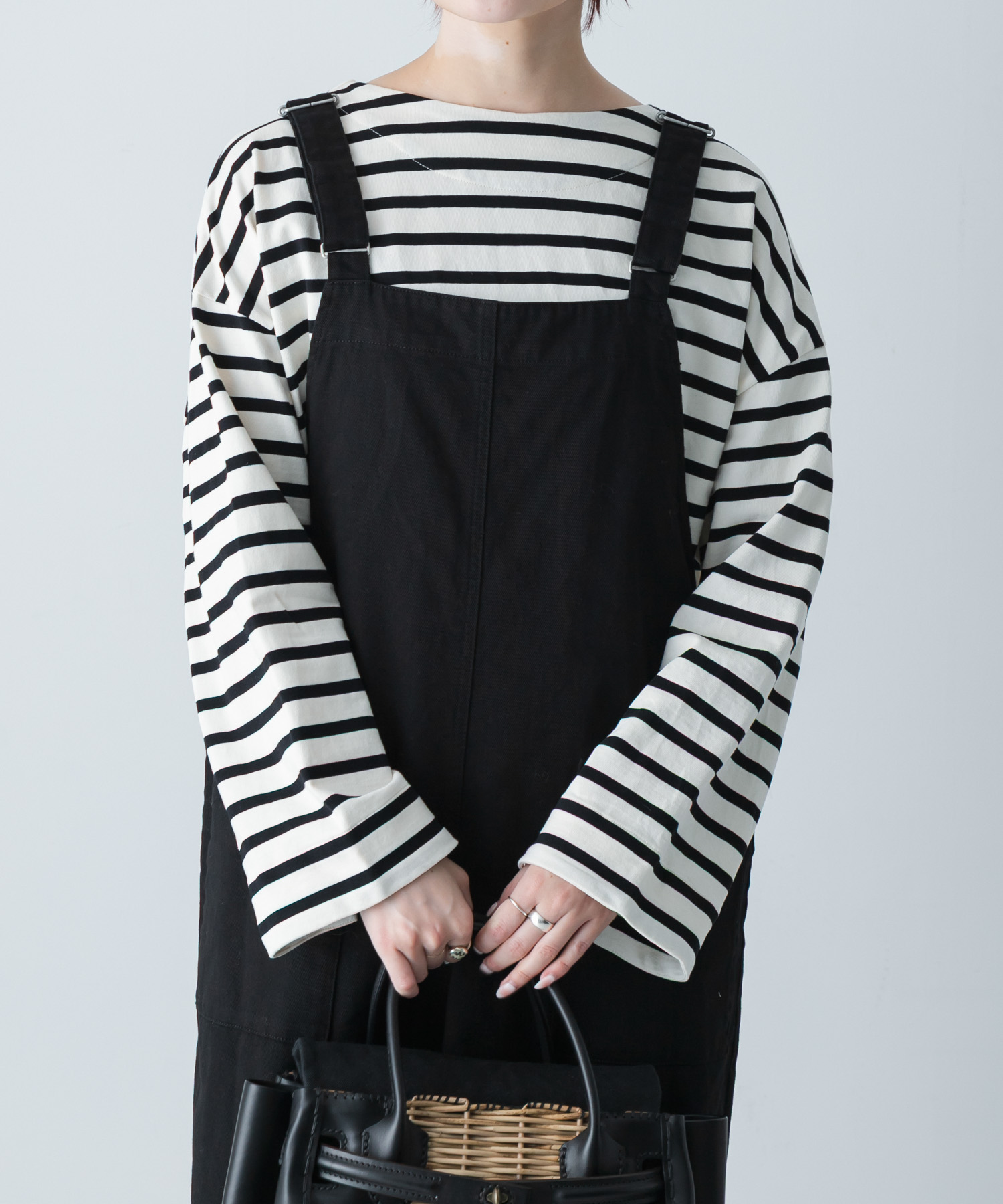 コットンボートネックカットソー