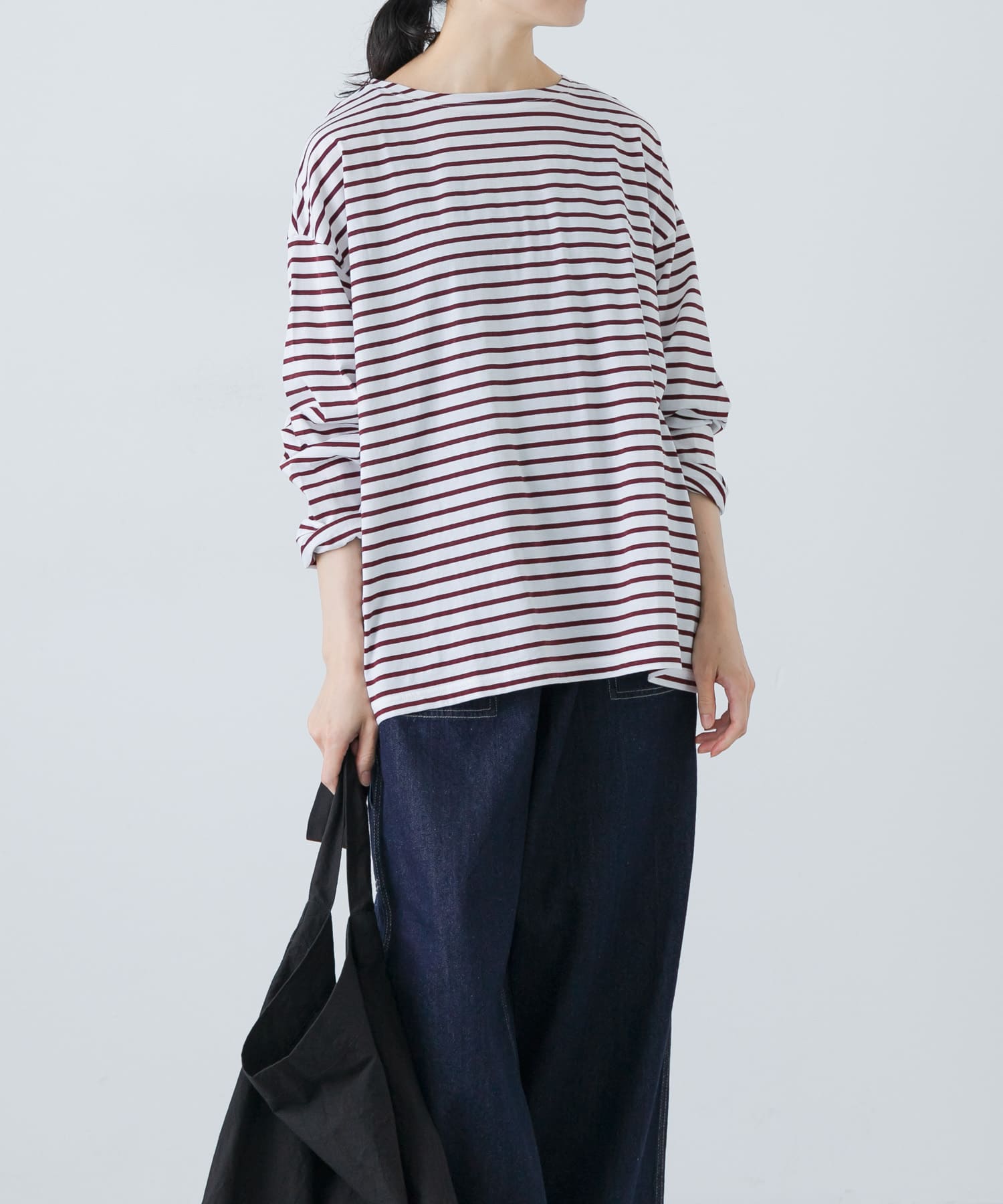 ハイツイストボーダーカットソー