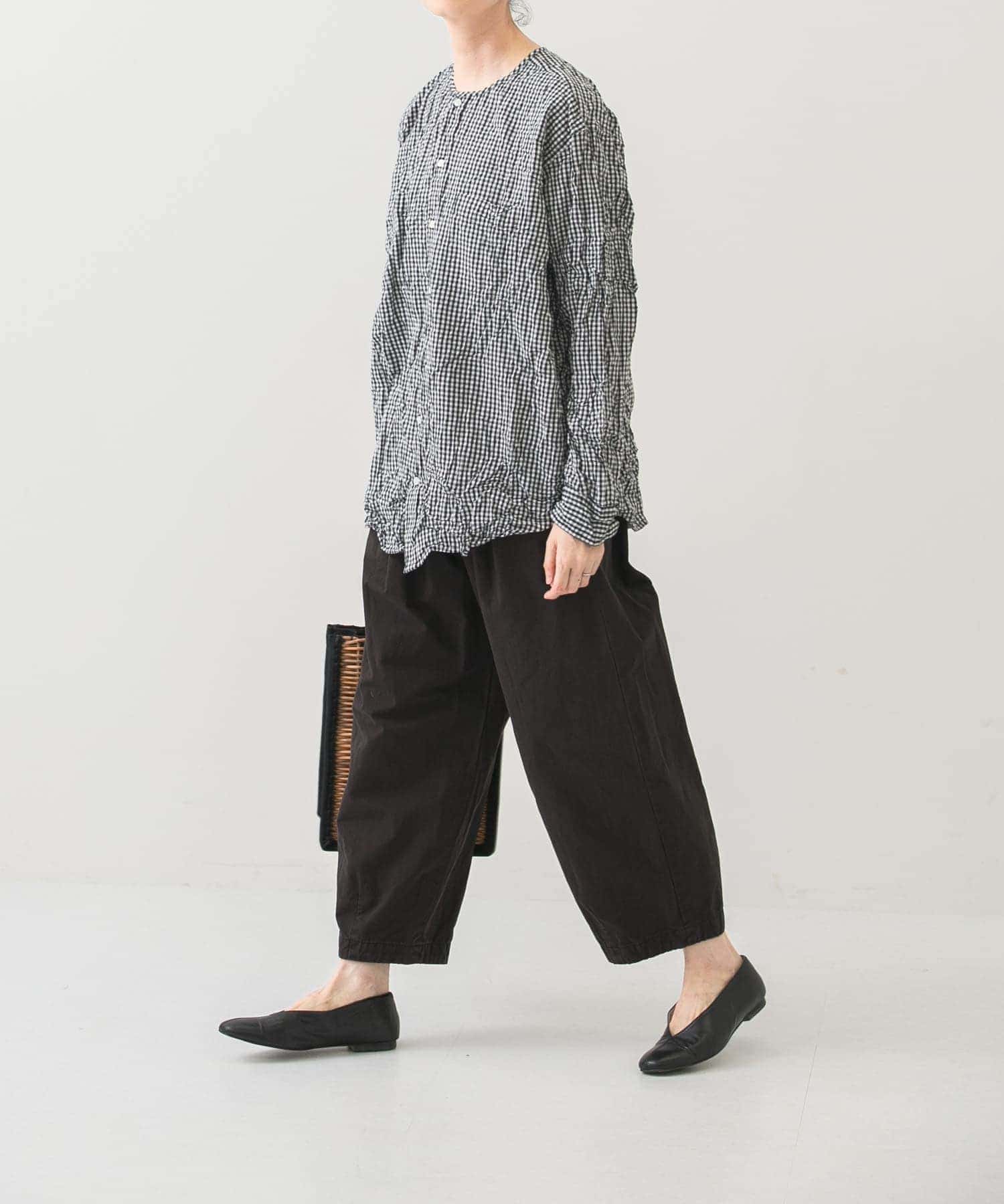 かぐれ　コットンクロップドパンツ　ベージュ コットンクロップドパンツ（その他パンツ）｜かぐれ（カグレ）の