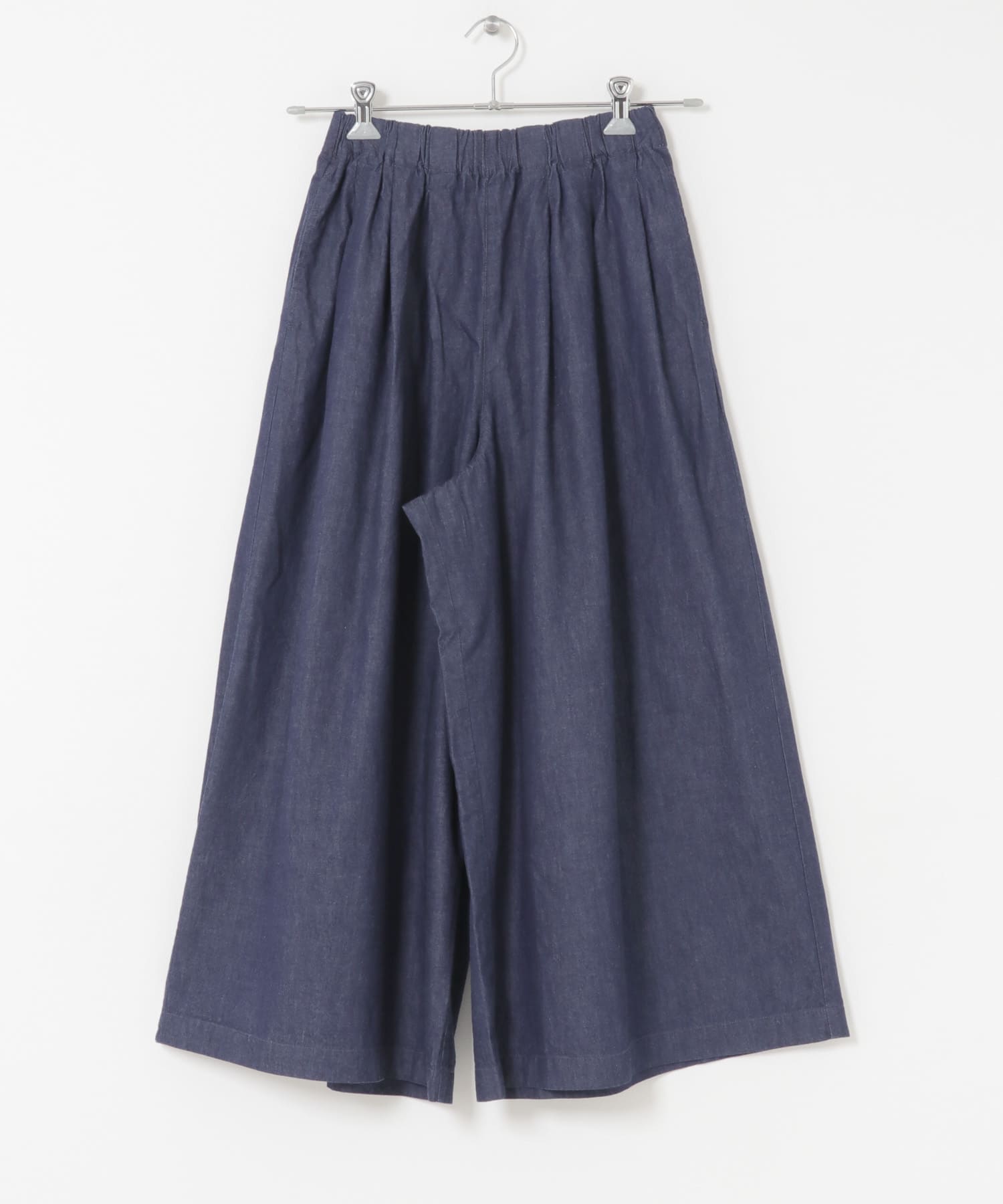 デニムタックワイドパンツ INDIGO Free