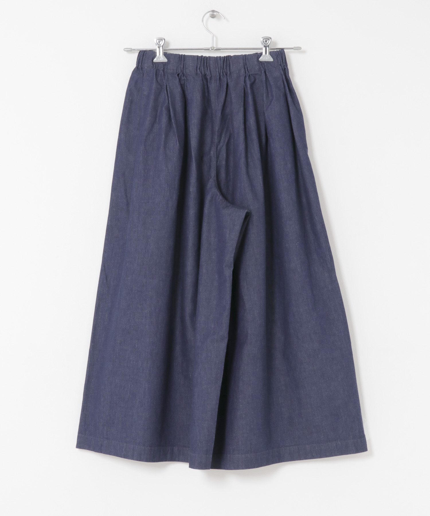 デニムタックワイドパンツ INDIGO Free