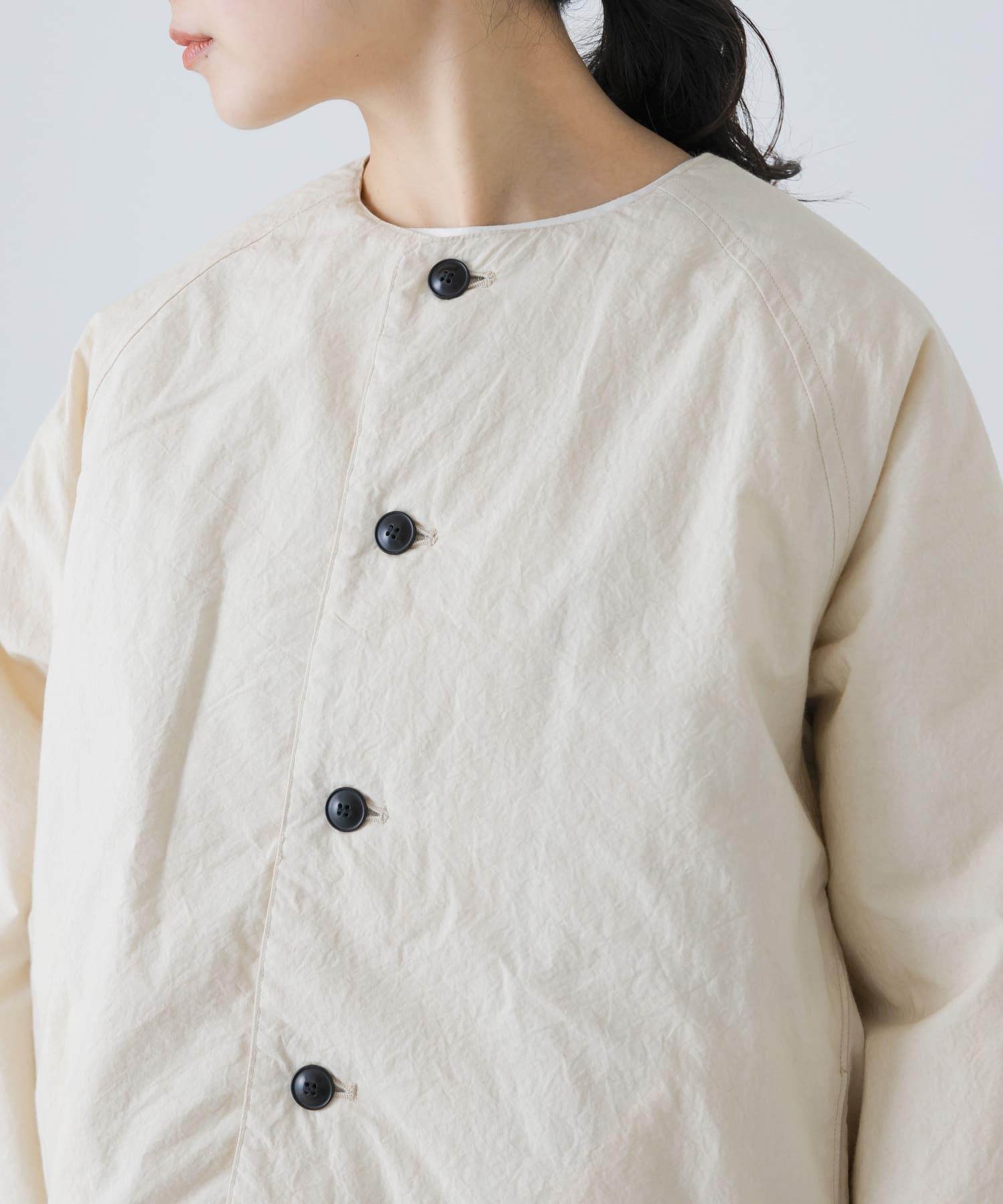 ユニセックス』Quilted short coat(1 IVORY): アウター｜URBAN