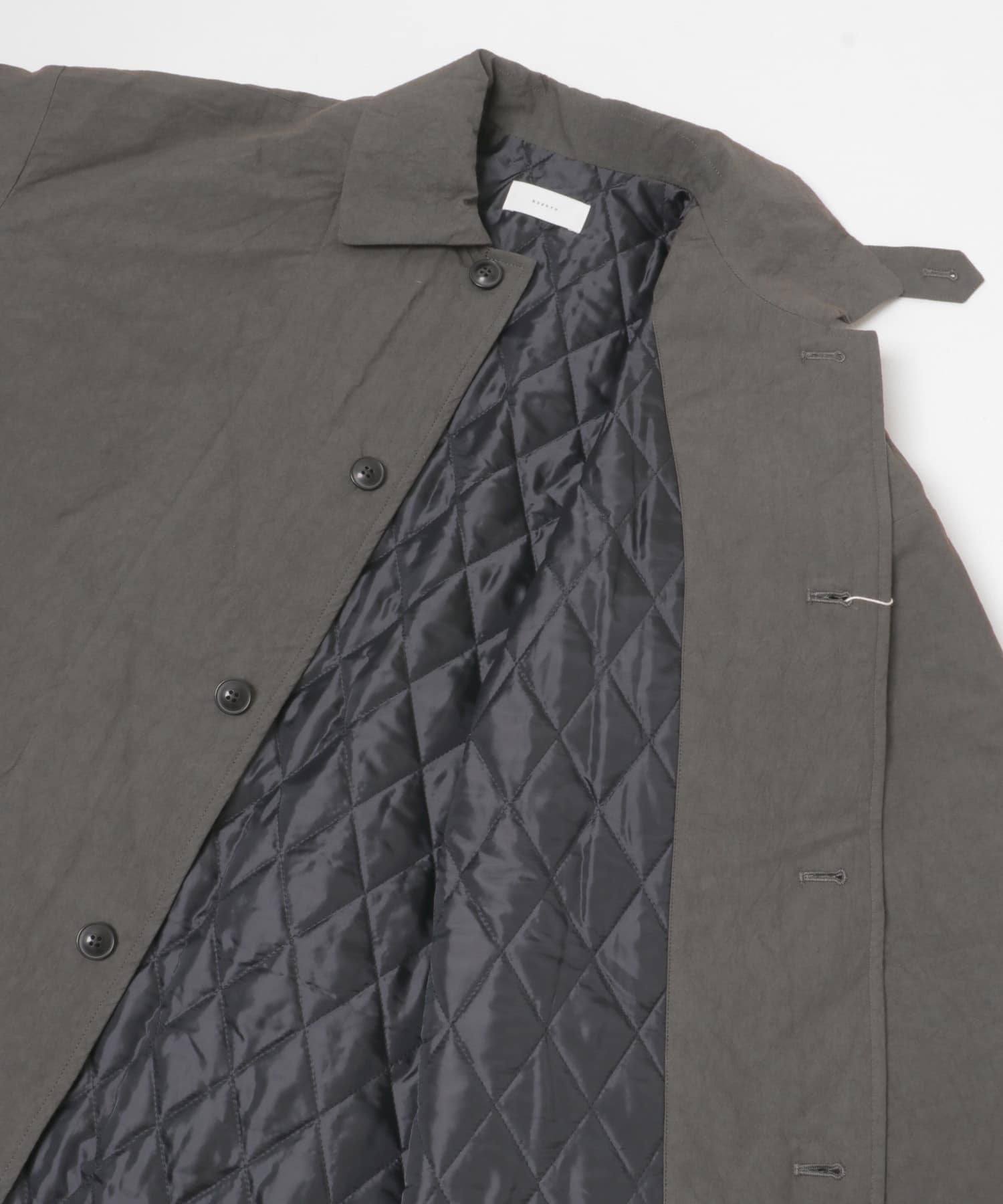 Quilted bal coat CHARCOAL FREE