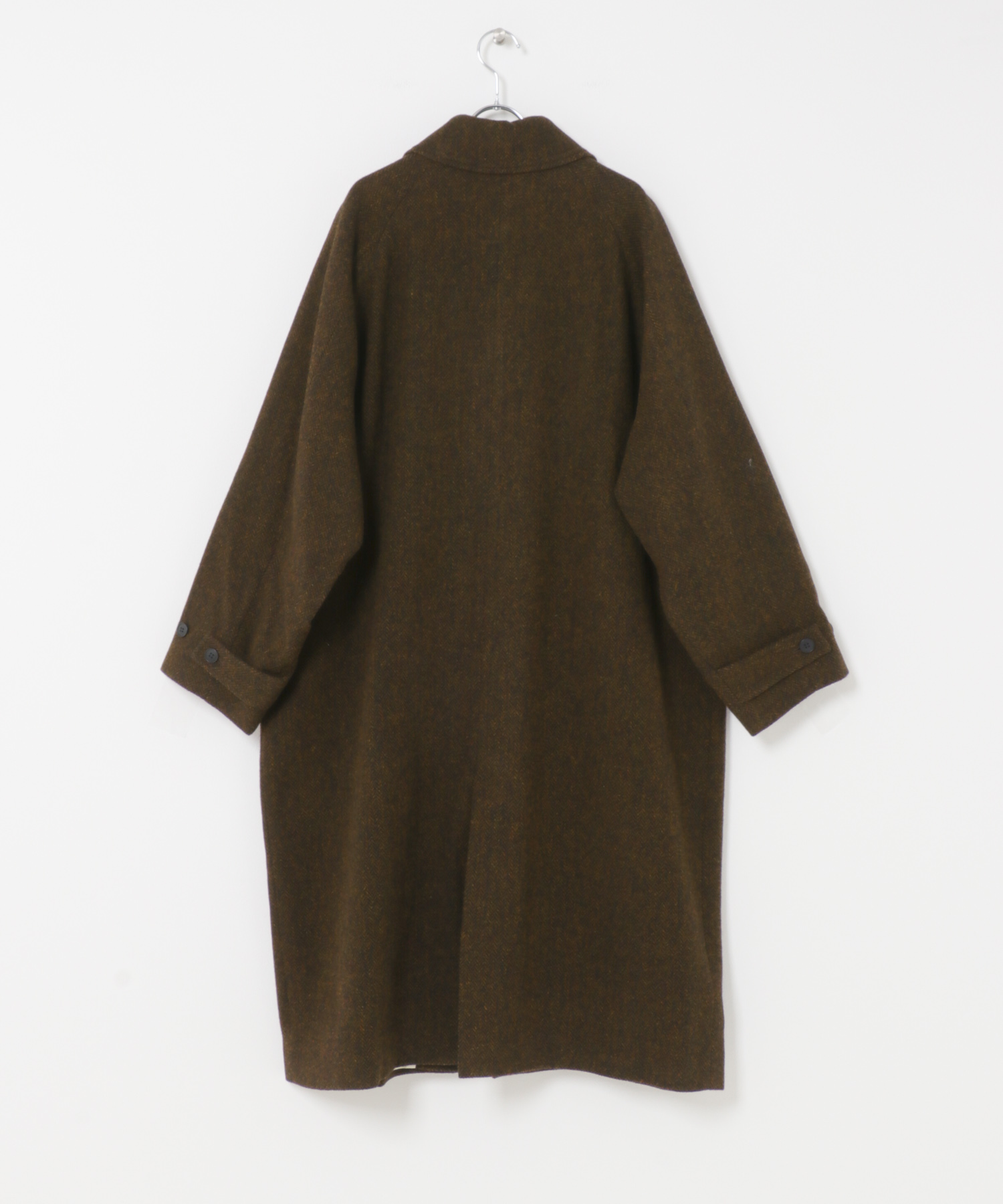『ユニセックス』Wool bal coat BROWN 1