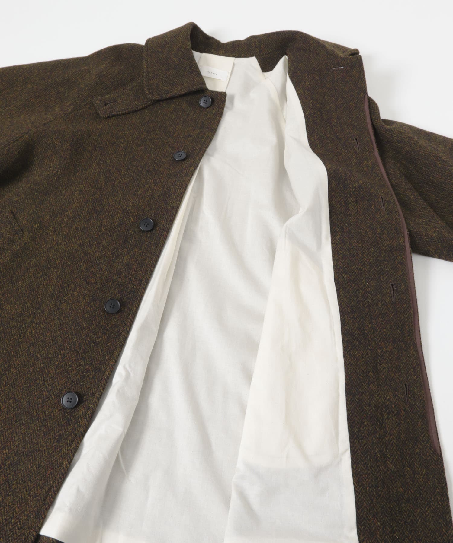 Wool short coat BROWN FREE