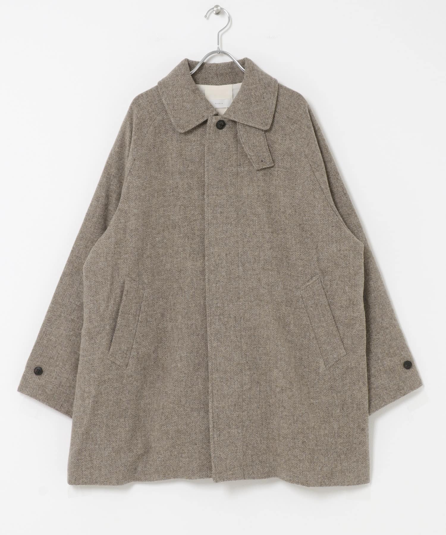 Wool short coat BEIGE FREE