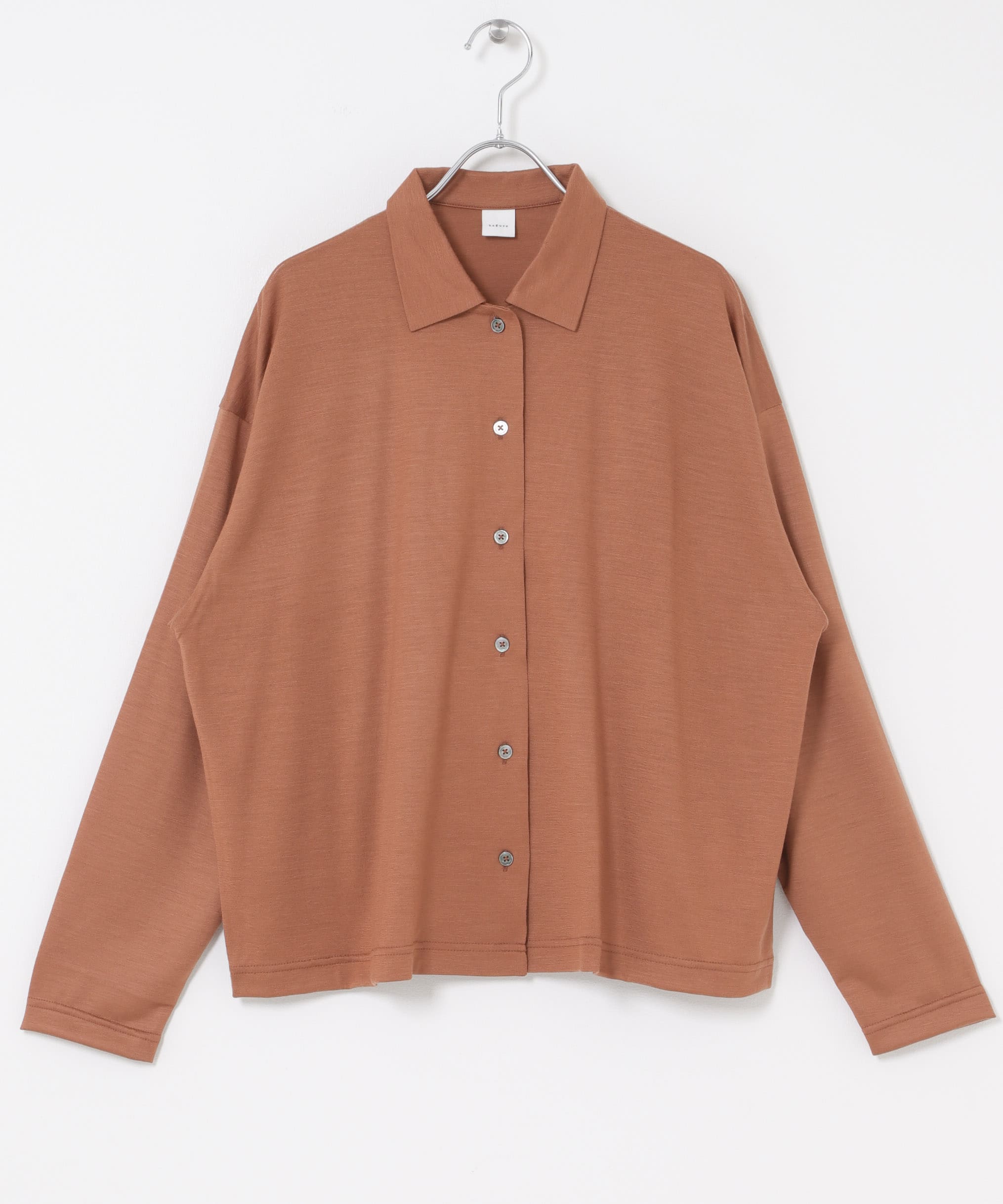 ウォッシャブルウールカットシャツ AMBER Free